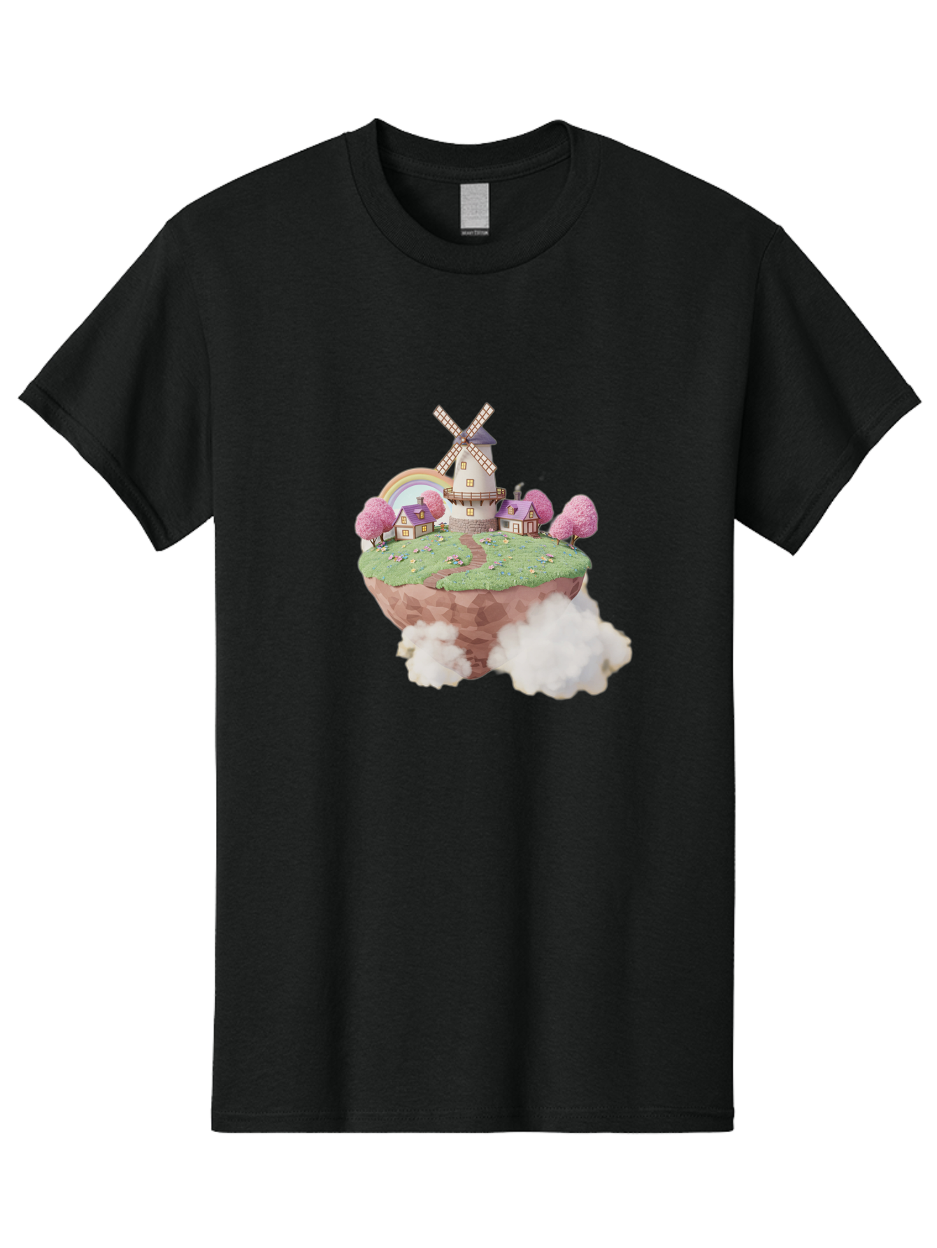 Floating-Island-Windmill Men'S Graphic Tee, 100% Cotton, Comfortable Casual Summer Wear, Machine Washable, Vintage Camera, Old Camera, Antique Camera, Black Camera, Classic Photography, Photography Equipment, Nostalgic Device, Film Camera, Bai883