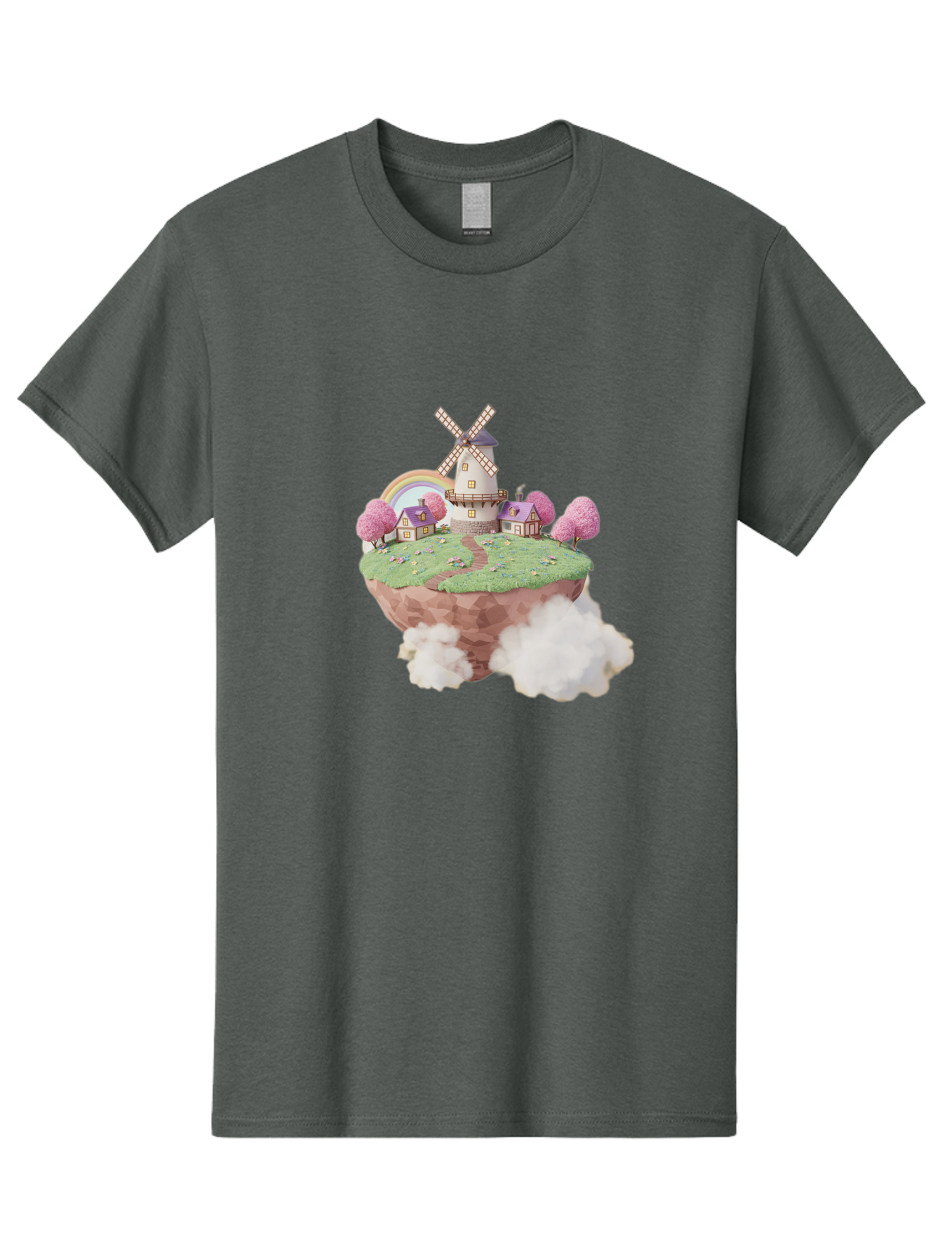 Floating-Island-Windmill Men'S Graphic Tee, 100% Cotton, Comfortable Casual Summer Wear, Machine Washable, Vintage Camera, Old Camera, Antique Camera, Black Camera, Classic Photography, Photography Equipment, Nostalgic Device, Film Camera, Bai883