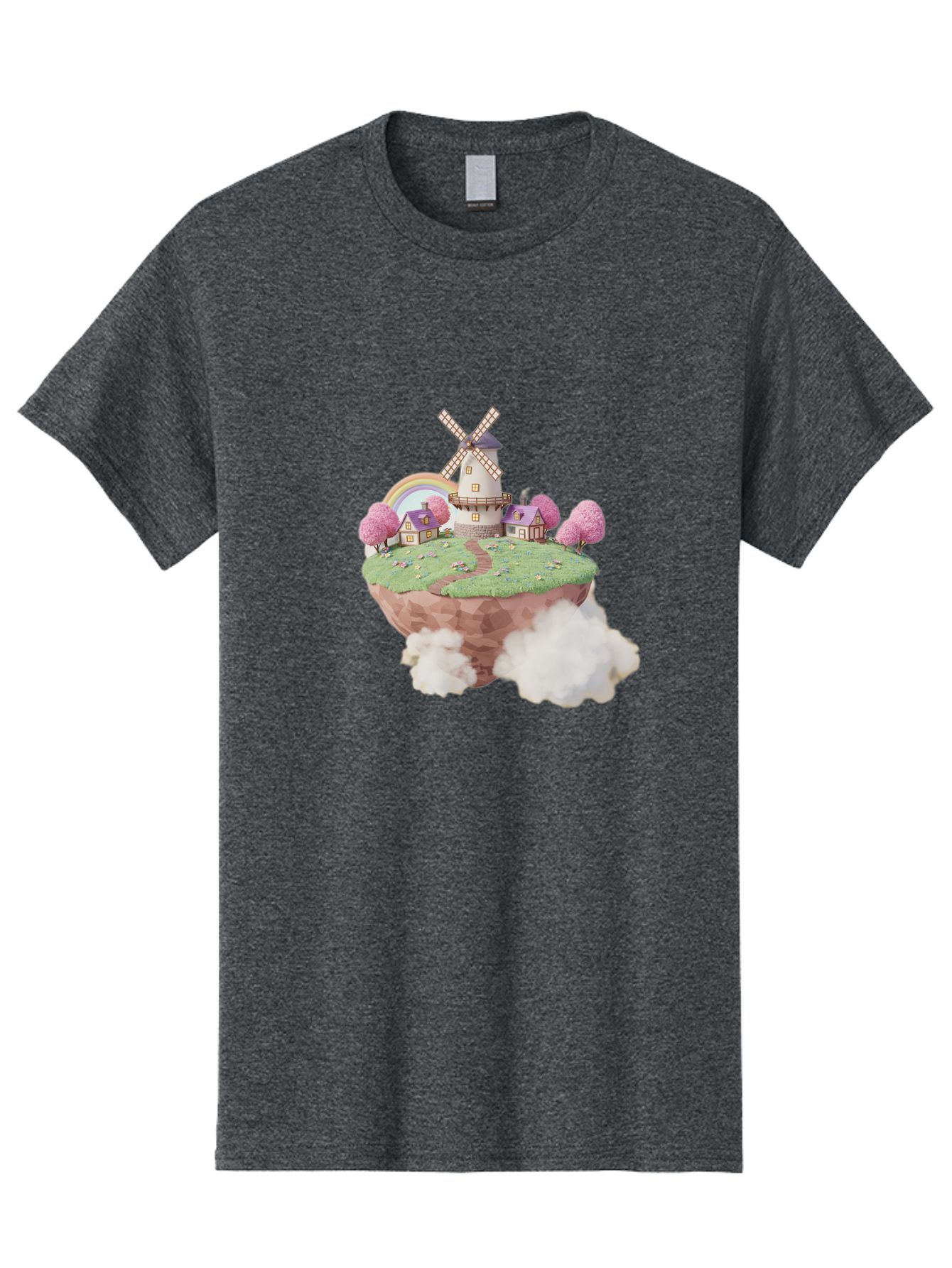 Floating-Island-Windmill Men'S Graphic Tee, 100% Cotton, Comfortable Casual Summer Wear, Machine Washable, Vintage Camera, Old Camera, Antique Camera, Black Camera, Classic Photography, Photography Equipment, Nostalgic Device, Film Camera, Bai883