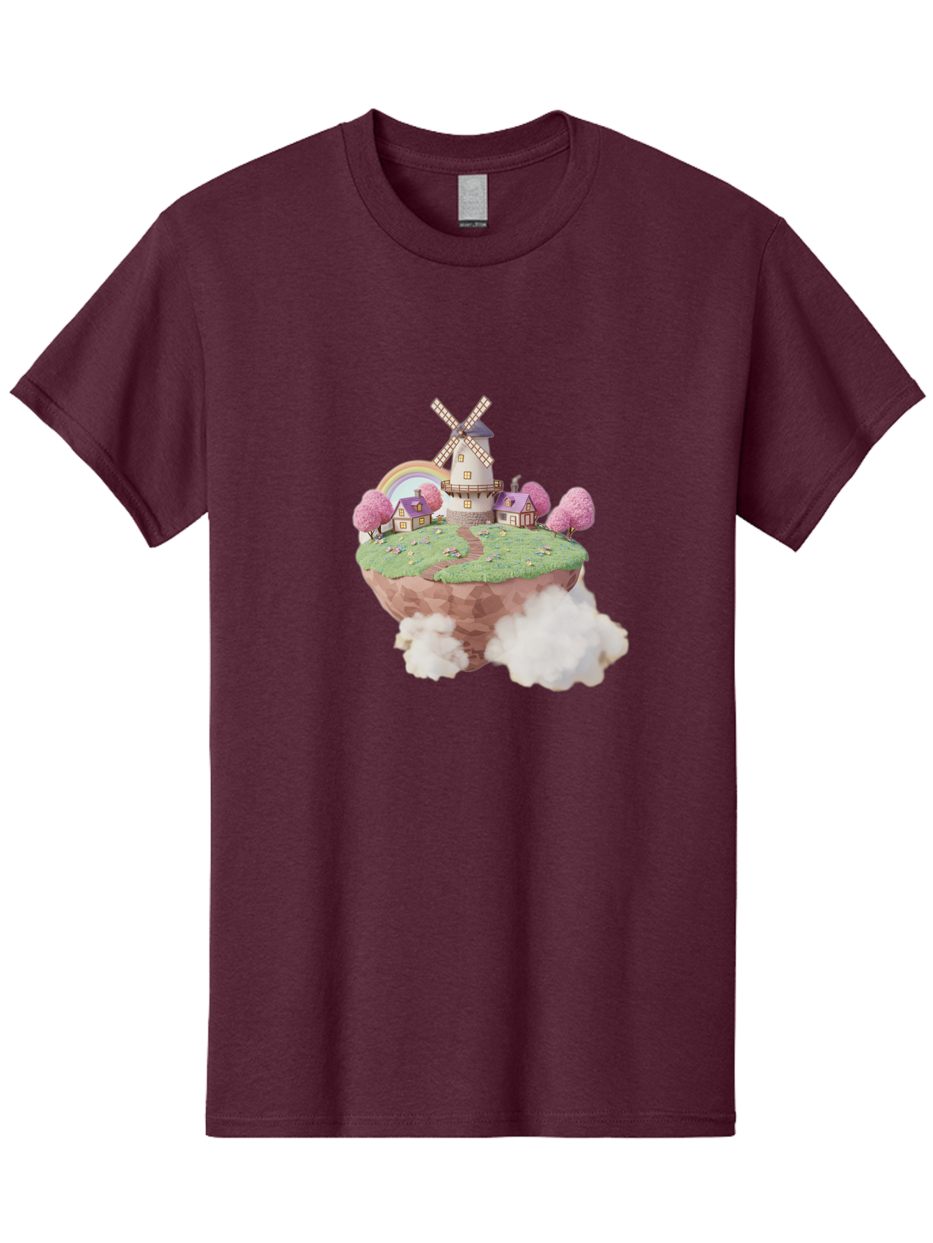 Floating-Island-Windmill Men'S Graphic Tee, 100% Cotton, Comfortable Casual Summer Wear, Machine Washable, Vintage Camera, Old Camera, Antique Camera, Black Camera, Classic Photography, Photography Equipment, Nostalgic Device, Film Camera, Bai883