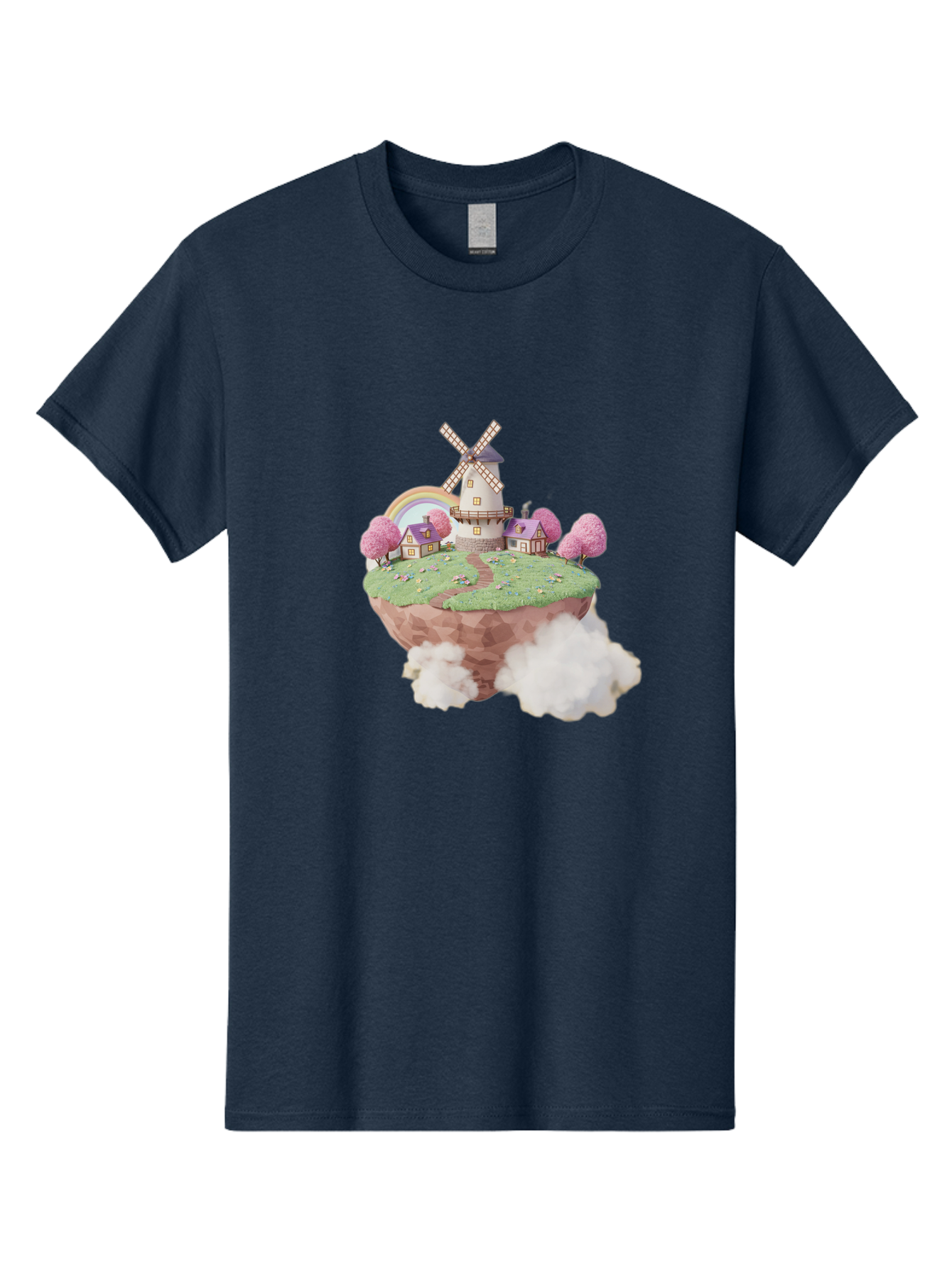 Floating-Island-Windmill Men'S Graphic Tee, 100% Cotton, Comfortable Casual Summer Wear, Machine Washable, Vintage Camera, Old Camera, Antique Camera, Black Camera, Classic Photography, Photography Equipment, Nostalgic Device, Film Camera, Bai883