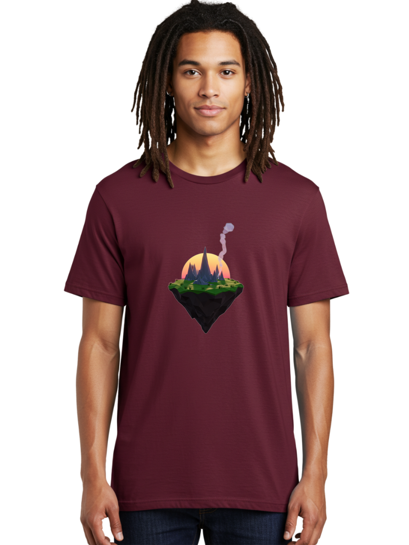 Floating-Island-With-Castle Men'S Graphic Tee, 100% Cotton, Comfortable Casual Summer Wear, Machine Washable, Vintage Camera, Old Camera, Antique Camera, Black Camera, Classic Photography, Photography Equipment, Nostalgic Device, Film Camera, Bai884