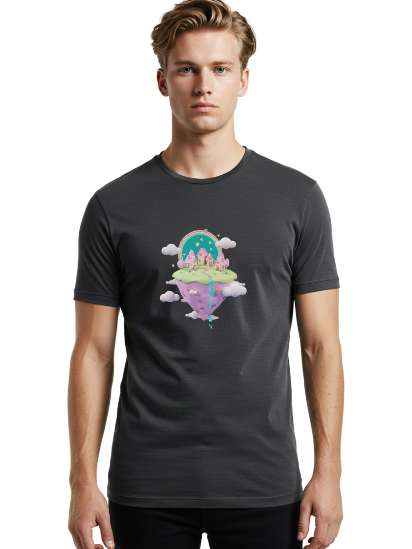 Floating-Village-1 Men'S Graphic Tee, 100% Cotton, Comfortable Casual Summer Wear, Machine Washable, Vintage Camera, Old Camera, Antique Camera, Black Camera, Classic Photography, Photography Equipment, Nostalgic Device, Film Camera, Bai889