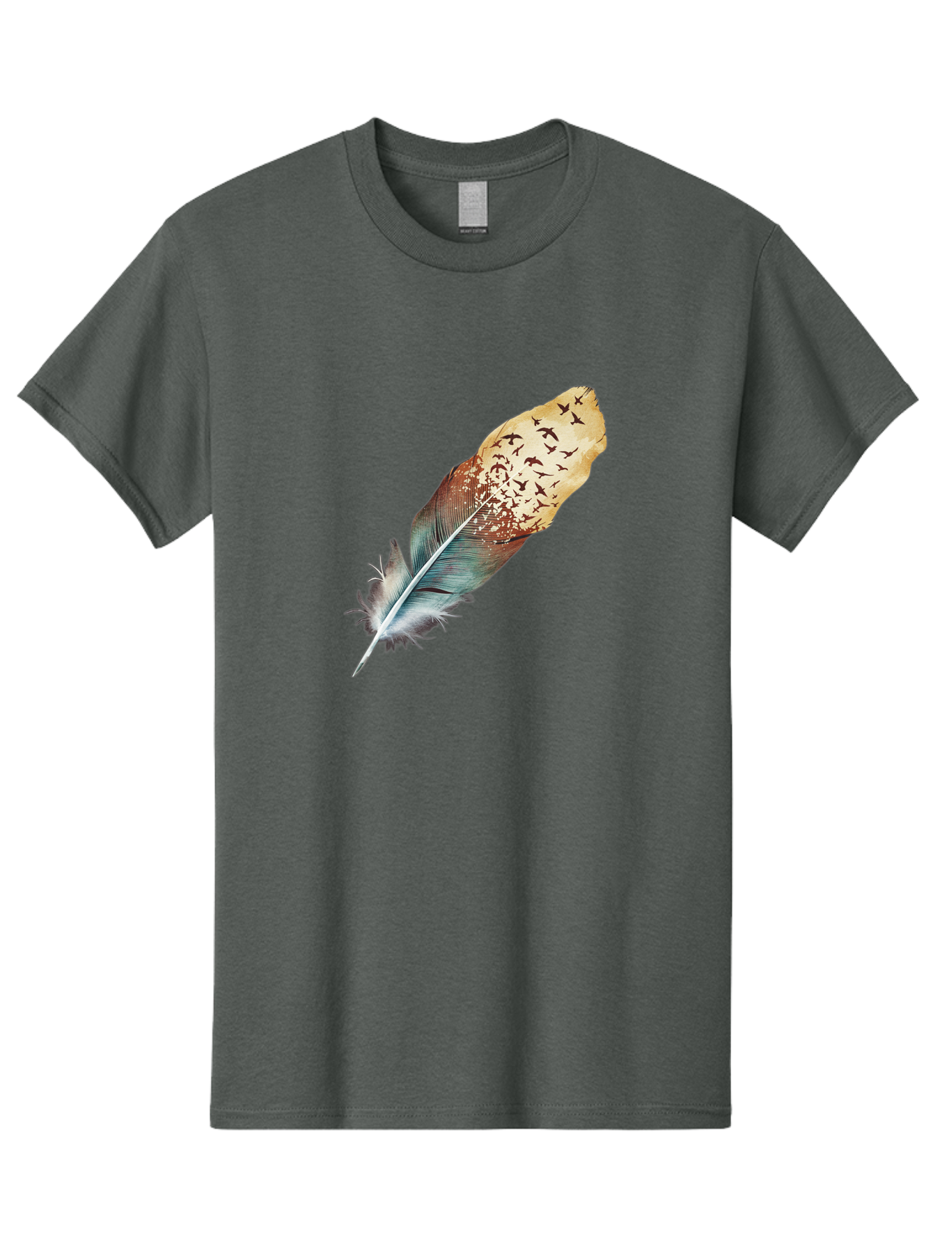 Flock-Of-Birds-Feather Men'S Graphic Tee, 100% Cotton, Comfortable Casual Summer Wear, Machine Washable, Vintage Camera, Old Camera, Antique Camera, Black Camera, Classic Photography, Photography Equipment, Nostalgic Device, Film Camera, Bai892