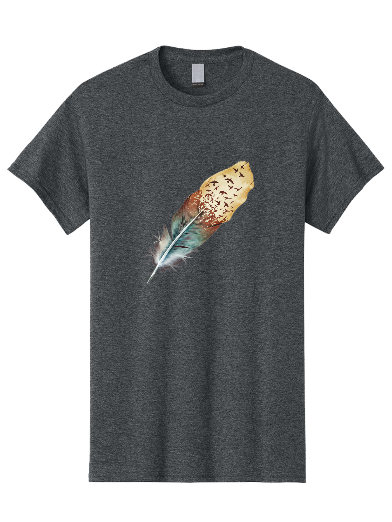 Flock-Of-Birds-Feather Men'S Graphic Tee, 100% Cotton, Comfortable Casual Summer Wear, Machine Washable, Vintage Camera, Old Camera, Antique Camera, Black Camera, Classic Photography, Photography Equipment, Nostalgic Device, Film Camera, Bai892