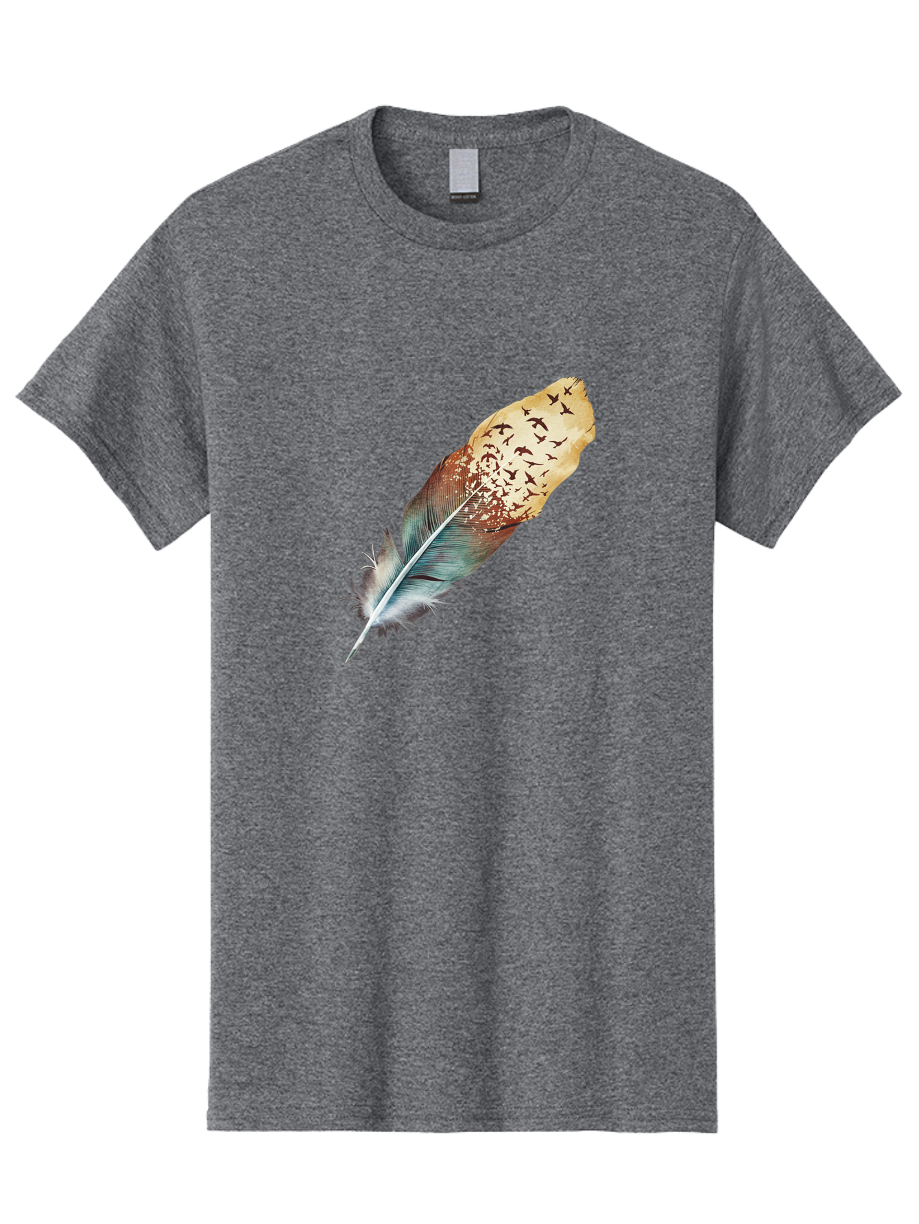 Flock-Of-Birds-Feather Men'S Graphic Tee, 100% Cotton, Comfortable Casual Summer Wear, Machine Washable, Vintage Camera, Old Camera, Antique Camera, Black Camera, Classic Photography, Photography Equipment, Nostalgic Device, Film Camera, Bai892