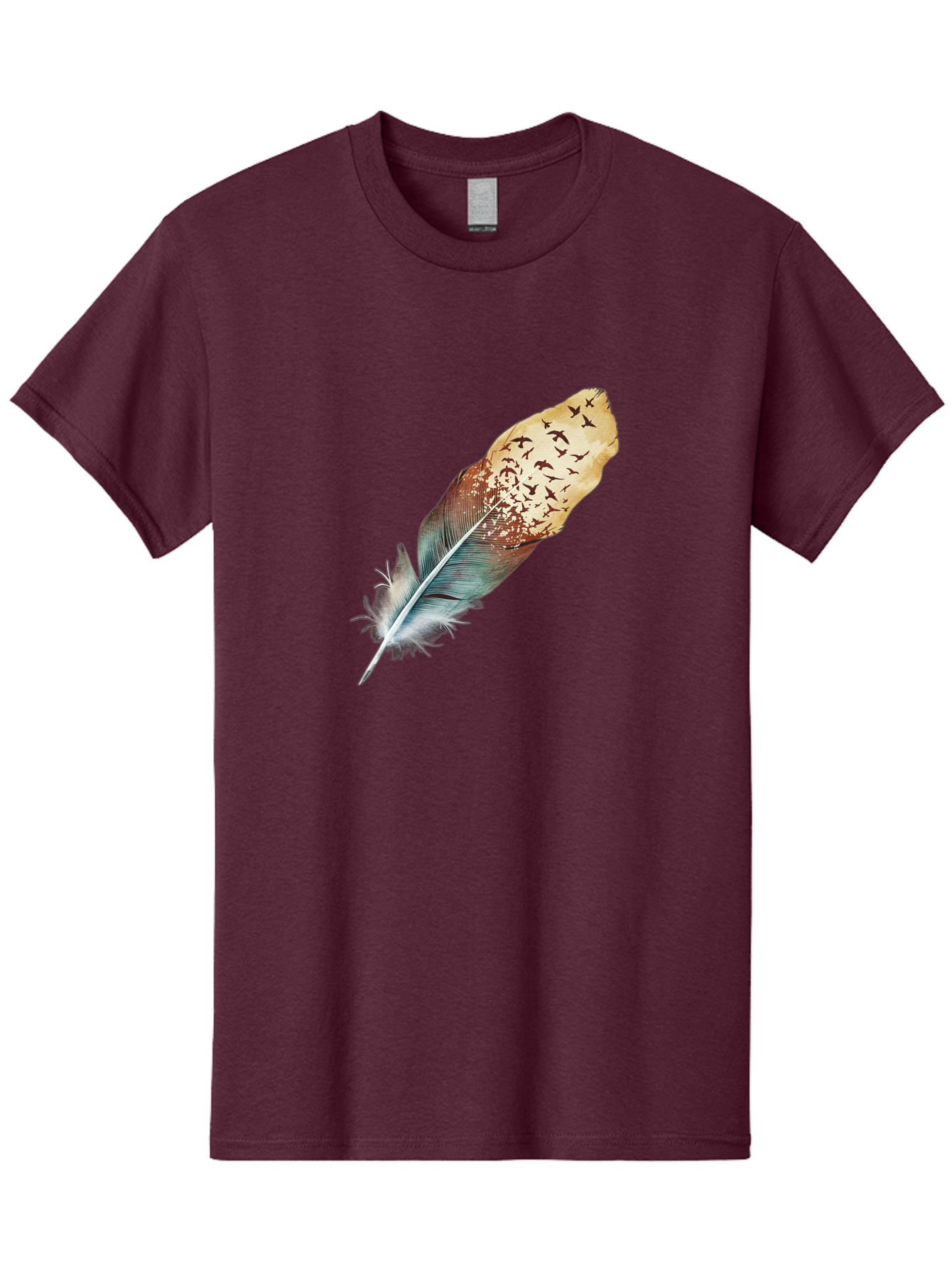 Flock-Of-Birds-Feather Men'S Graphic Tee, 100% Cotton, Comfortable Casual Summer Wear, Machine Washable, Vintage Camera, Old Camera, Antique Camera, Black Camera, Classic Photography, Photography Equipment, Nostalgic Device, Film Camera, Bai892