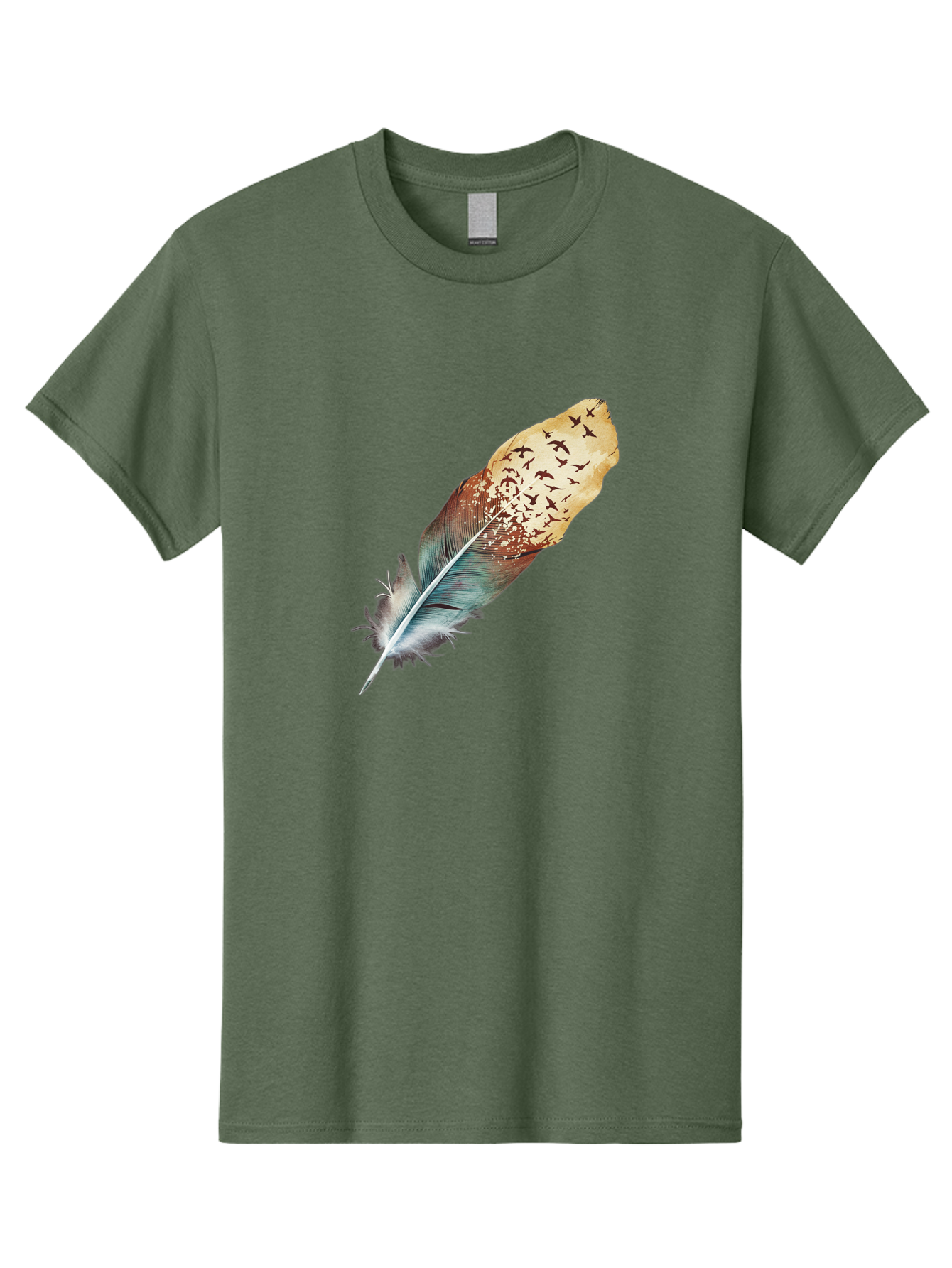 Flock-Of-Birds-Feather Men'S Graphic Tee, 100% Cotton, Comfortable Casual Summer Wear, Machine Washable, Vintage Camera, Old Camera, Antique Camera, Black Camera, Classic Photography, Photography Equipment, Nostalgic Device, Film Camera, Bai892