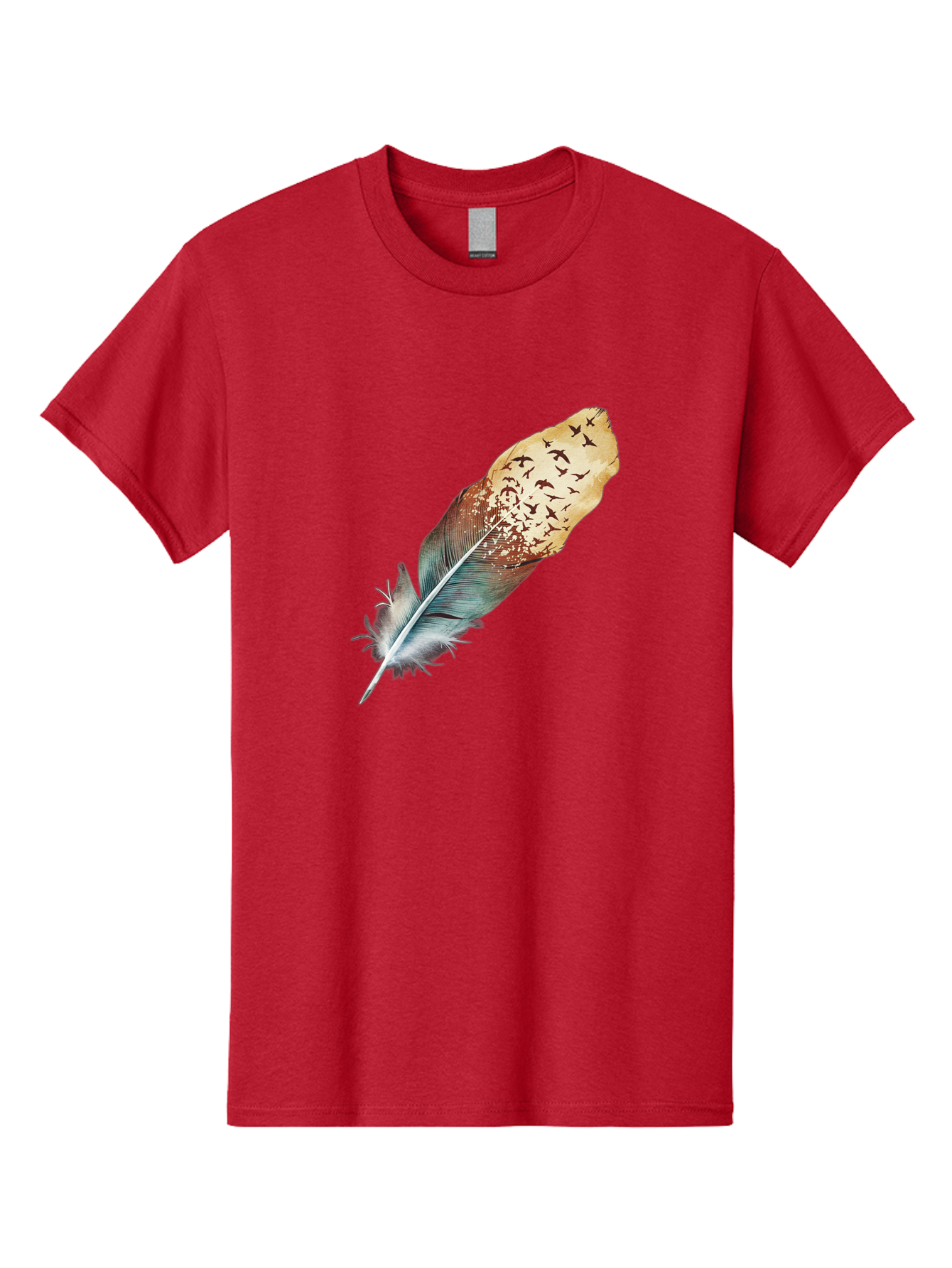Flock-Of-Birds-Feather Men'S Graphic Tee, 100% Cotton, Comfortable Casual Summer Wear, Machine Washable, Vintage Camera, Old Camera, Antique Camera, Black Camera, Classic Photography, Photography Equipment, Nostalgic Device, Film Camera, Bai892