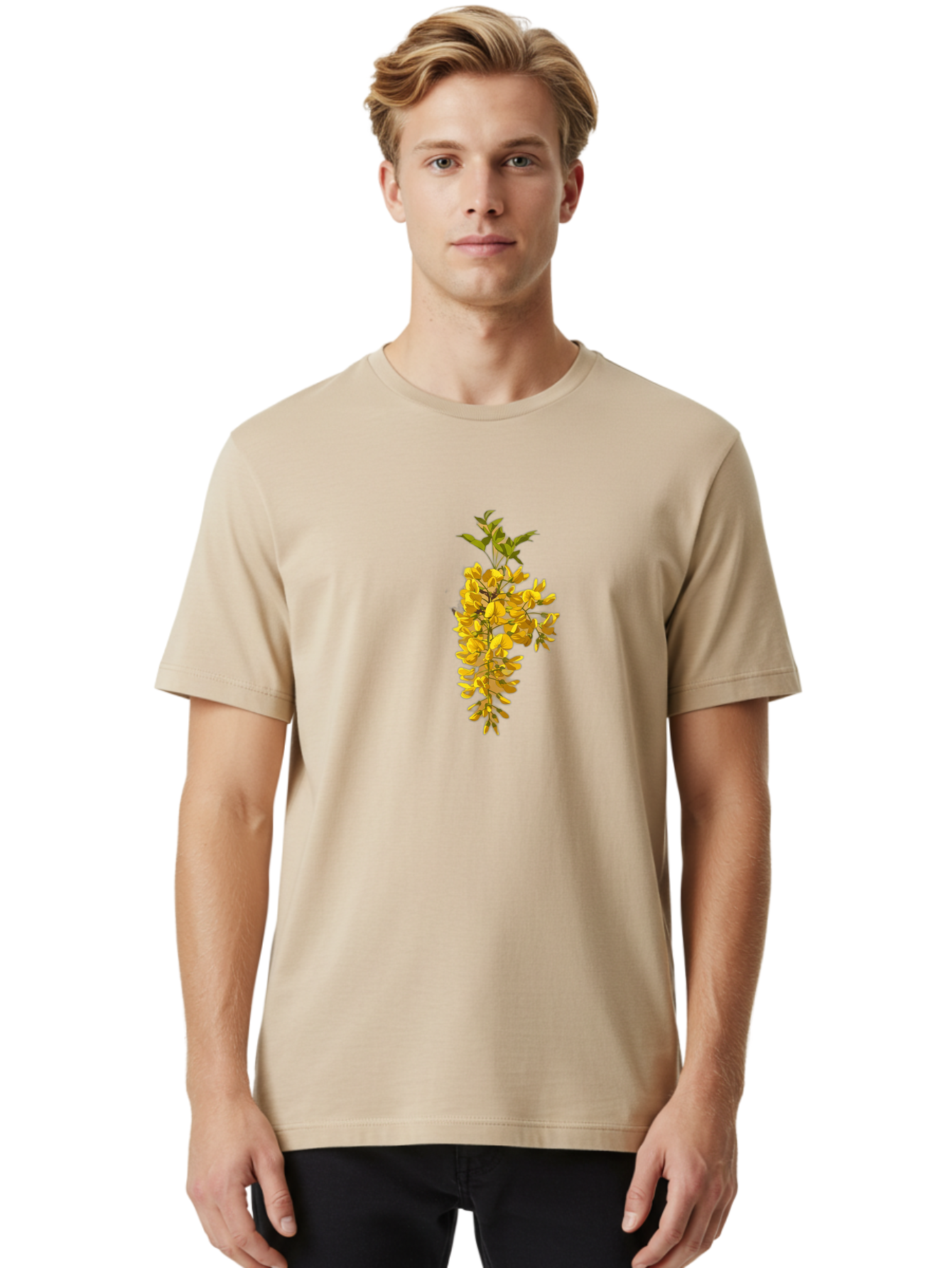 Forsythia Men'S Graphic Tee, 100% Cotton, Comfortable Casual Summer Wear, Machine Washable, Vintage Camera, Old Camera, Antique Camera, Black Camera, Classic Photography, Photography Equipment, Nostalgic Device, Film Camera, Camera Art Bai896