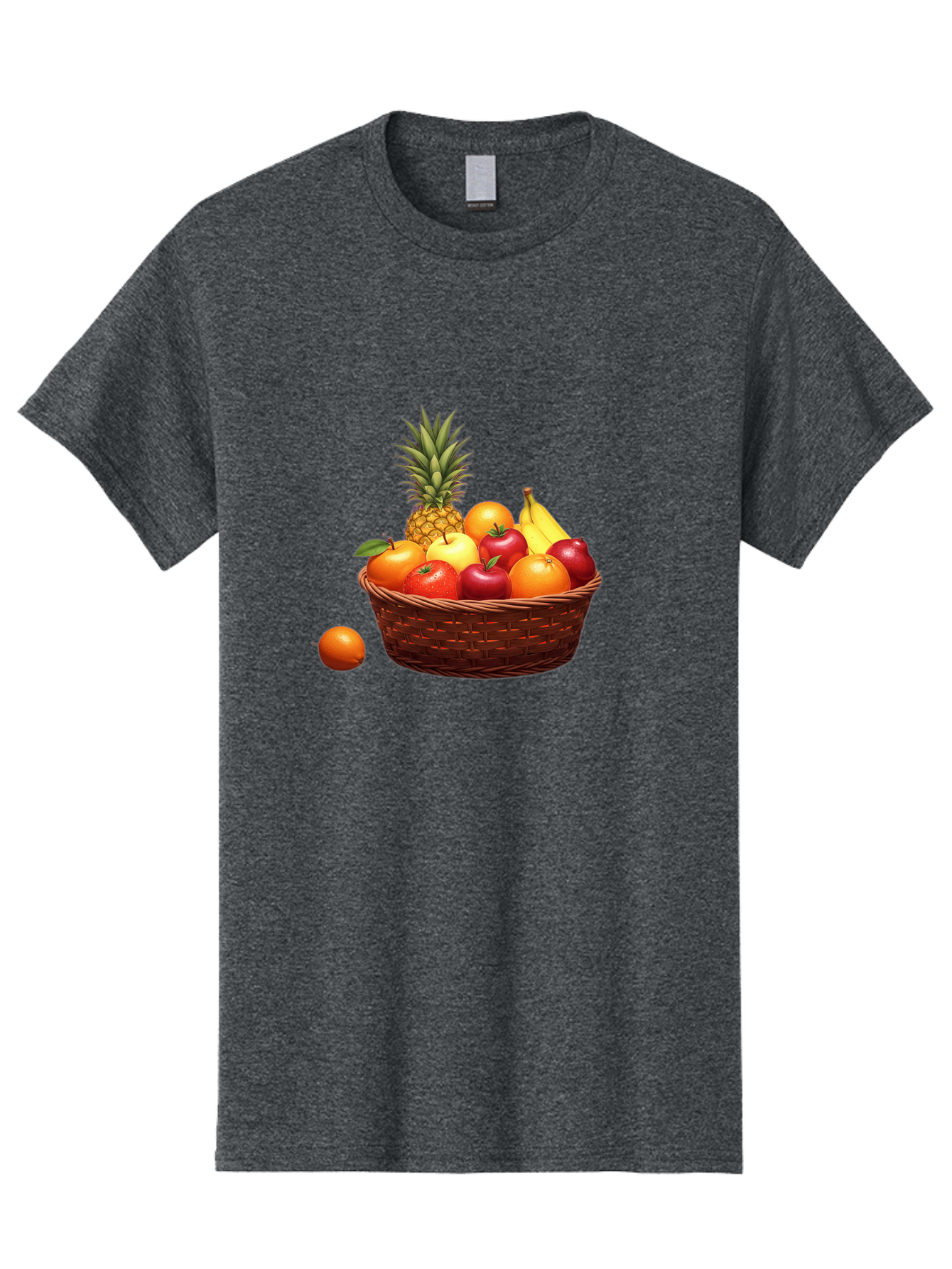 Fruit-Basket-1 Men'S Graphic Tee, 100% Cotton, Comfortable Casual Summer Wear, Machine Washable, Vintage Camera, Old Camera, Antique Camera, Black Camera, Classic Photography, Photography Equipment, Nostalgic Device, Film Camera, Camera Art Bai898