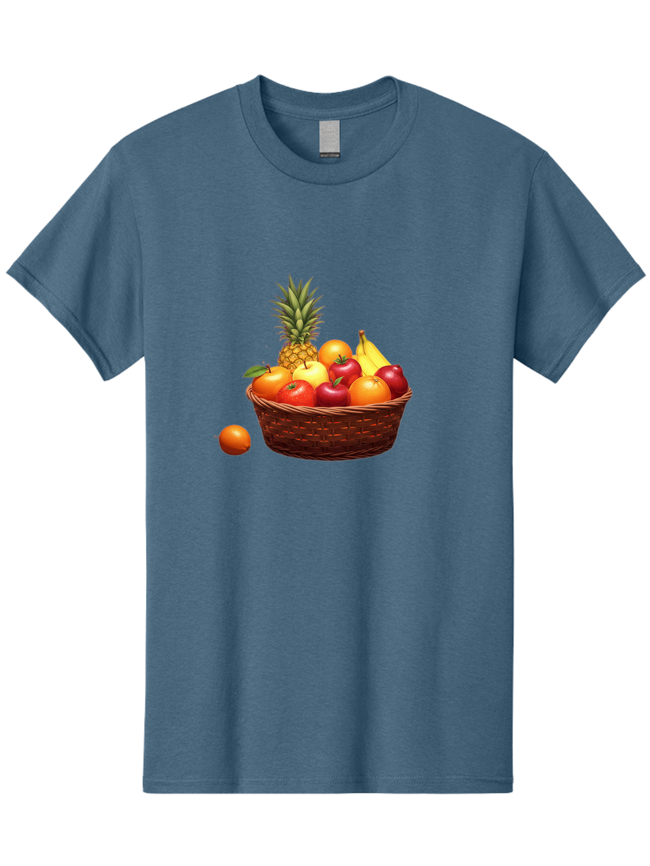 Fruit-Basket-1 Men'S Graphic Tee, 100% Cotton, Comfortable Casual Summer Wear, Machine Washable, Vintage Camera, Old Camera, Antique Camera, Black Camera, Classic Photography, Photography Equipment, Nostalgic Device, Film Camera, Camera Art Bai898