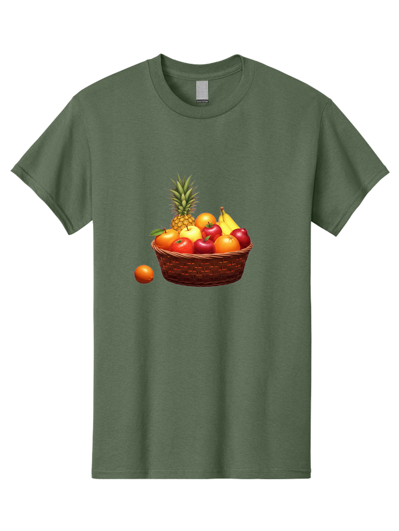 Fruit-Basket-1 Men'S Graphic Tee, 100% Cotton, Comfortable Casual Summer Wear, Machine Washable, Vintage Camera, Old Camera, Antique Camera, Black Camera, Classic Photography, Photography Equipment, Nostalgic Device, Film Camera, Camera Art Bai898