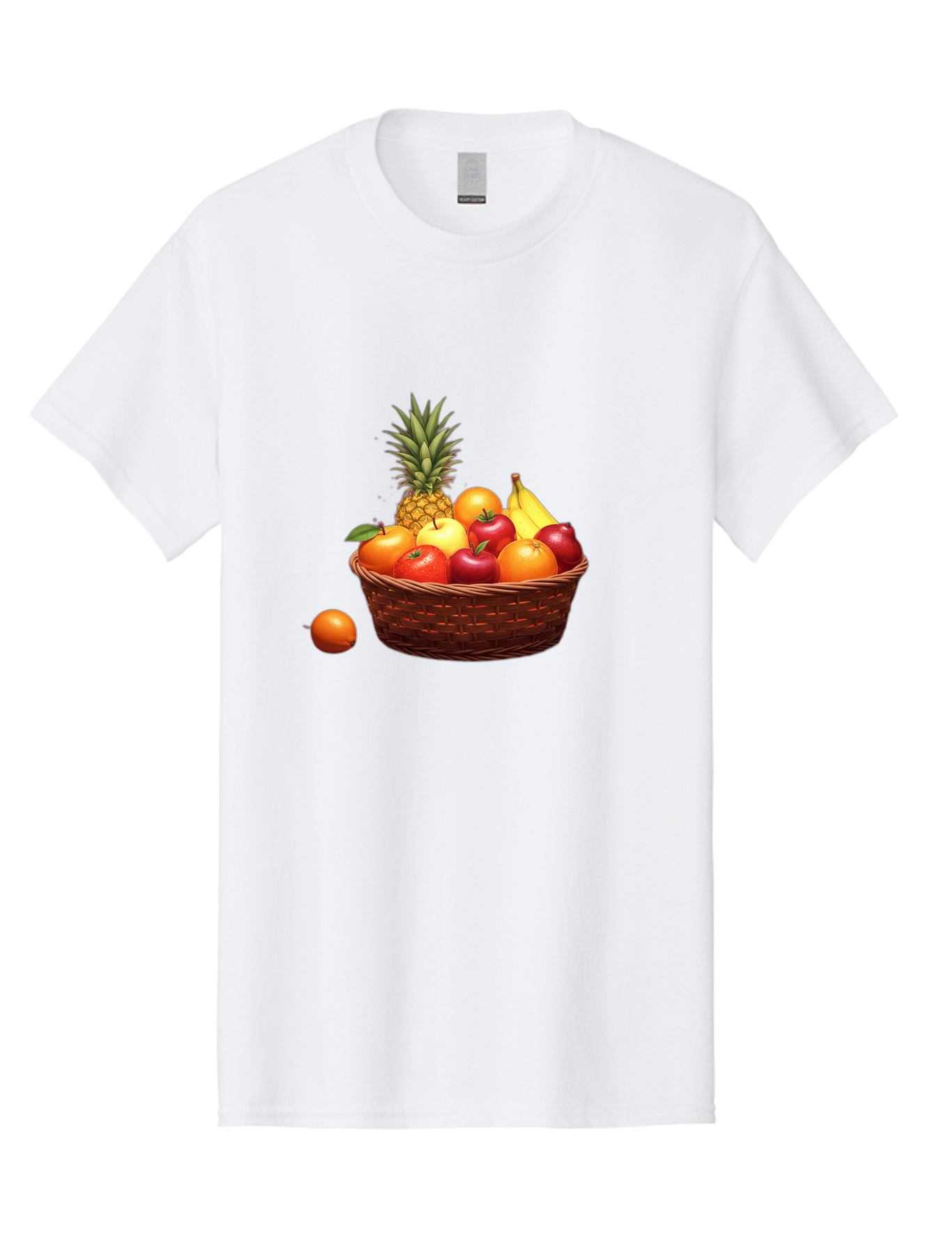 Fruit-Basket-1 Men'S Graphic Tee, 100% Cotton, Comfortable Casual Summer Wear, Machine Washable, Vintage Camera, Old Camera, Antique Camera, Black Camera, Classic Photography, Photography Equipment, Nostalgic Device, Film Camera, Camera Art Bai898