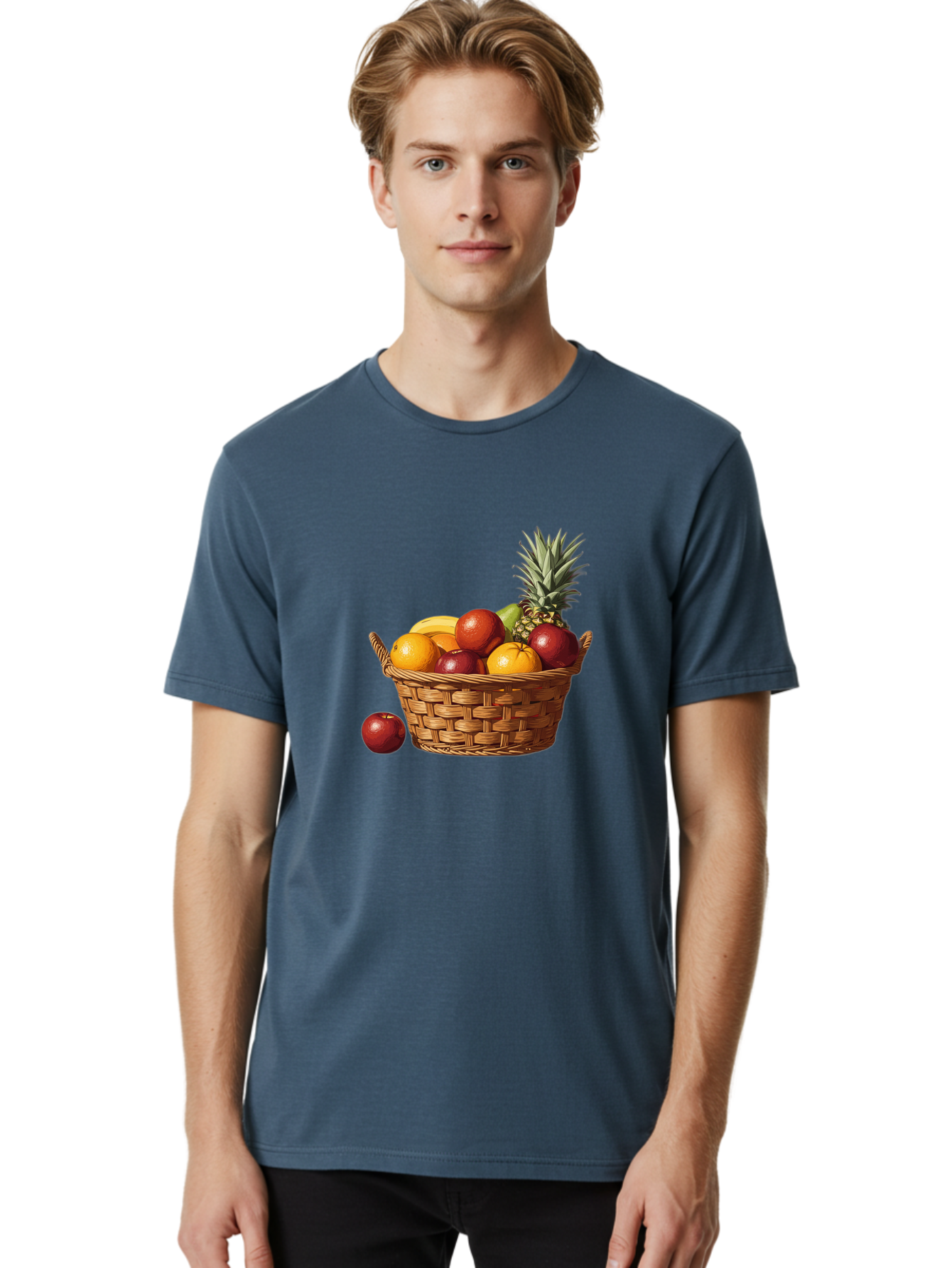 Fruit-Basket-10 Men'S Graphic Tee, 100% Cotton, Comfortable Casual Summer Wear, Machine Washable, Vintage Camera, Old Camera, Antique Camera, Black Camera, Classic Photography, Photography Equipment, Nostalgic Device, Film Camera, Camera Art Bai899