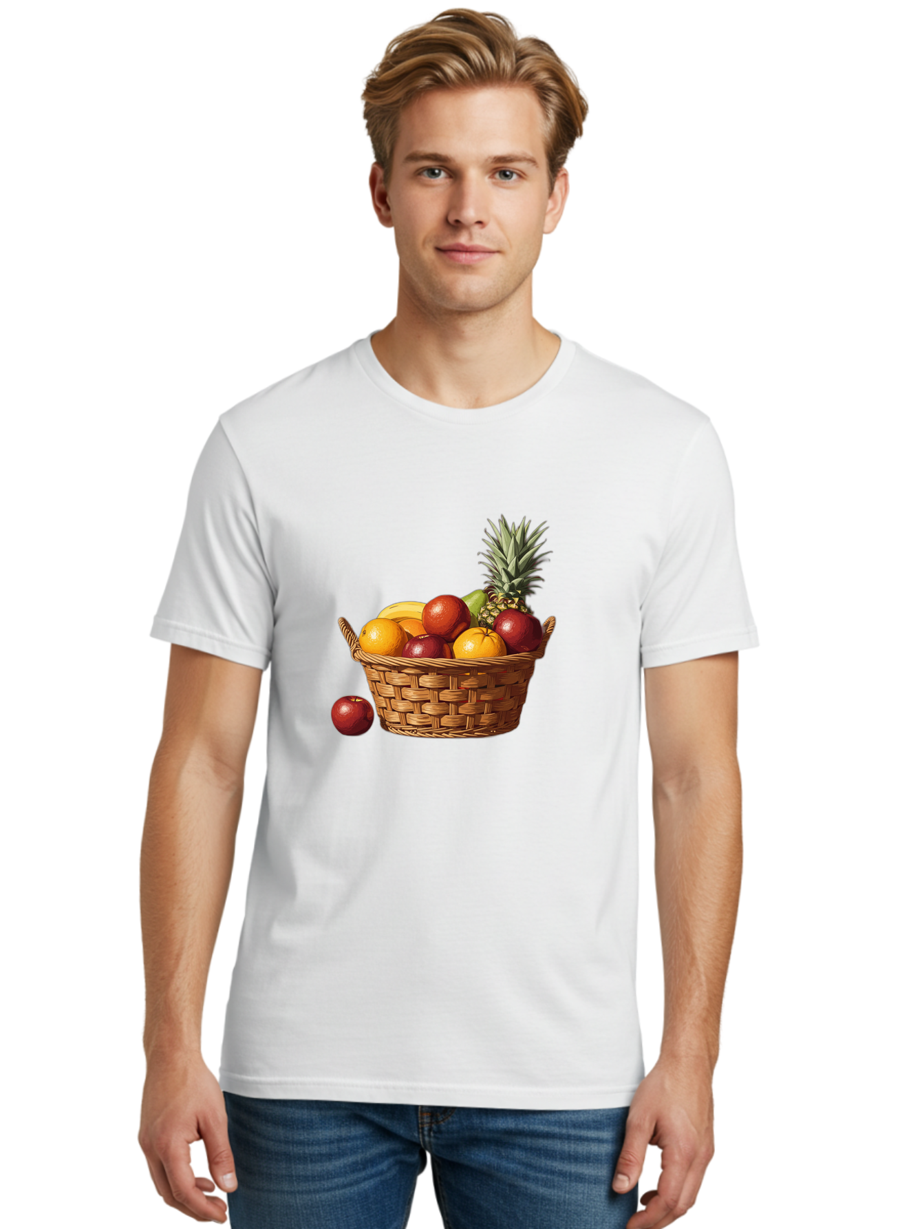 Fruit-Basket-10 Men'S Graphic Tee, 100% Cotton, Comfortable Casual Summer Wear, Machine Washable, Vintage Camera, Old Camera, Antique Camera, Black Camera, Classic Photography, Photography Equipment, Nostalgic Device, Film Camera, Camera Art Bai899