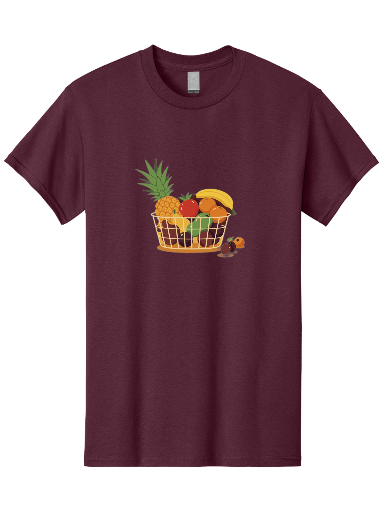 Fruit-Basket-11 Men'S Graphic Tee, 100% Cotton, Comfortable Casual Summer Wear, Machine Washable, Vintage Camera, Old Camera, Antique Camera, Black Camera, Classic Photography, Photography Equipment, Nostalgic Device, Film Camera, Camera Art Bai900