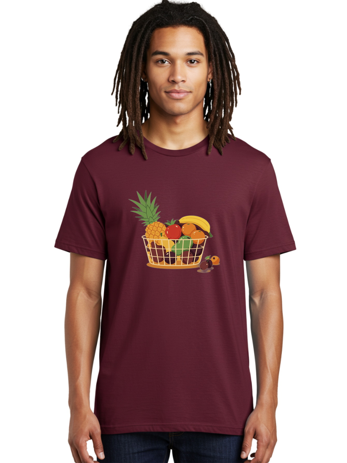 Fruit-Basket-11 Men'S Graphic Tee, 100% Cotton, Comfortable Casual Summer Wear, Machine Washable, Vintage Camera, Old Camera, Antique Camera, Black Camera, Classic Photography, Photography Equipment, Nostalgic Device, Film Camera, Camera Art Bai900