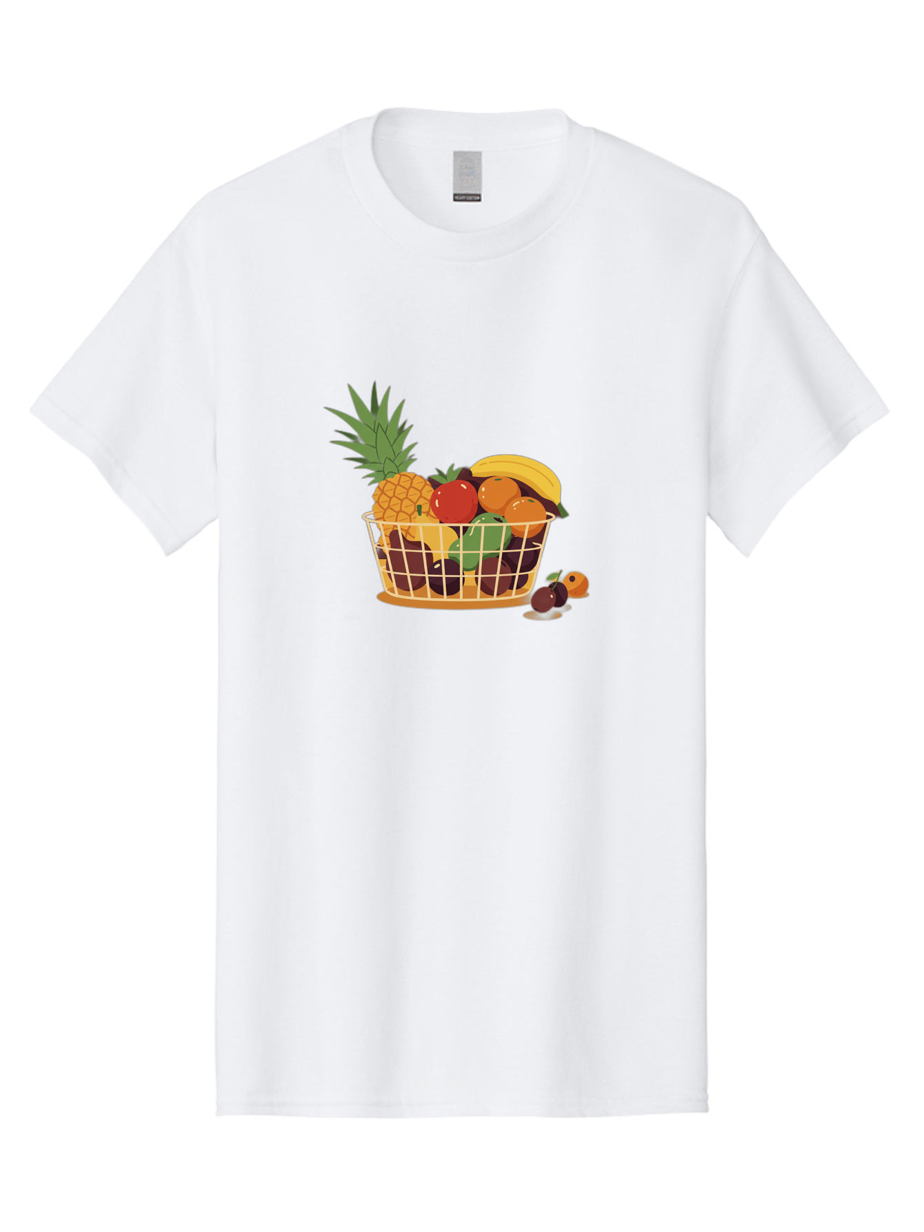 Fruit-Basket-11 Men'S Graphic Tee, 100% Cotton, Comfortable Casual Summer Wear, Machine Washable, Vintage Camera, Old Camera, Antique Camera, Black Camera, Classic Photography, Photography Equipment, Nostalgic Device, Film Camera, Camera Art Bai900
