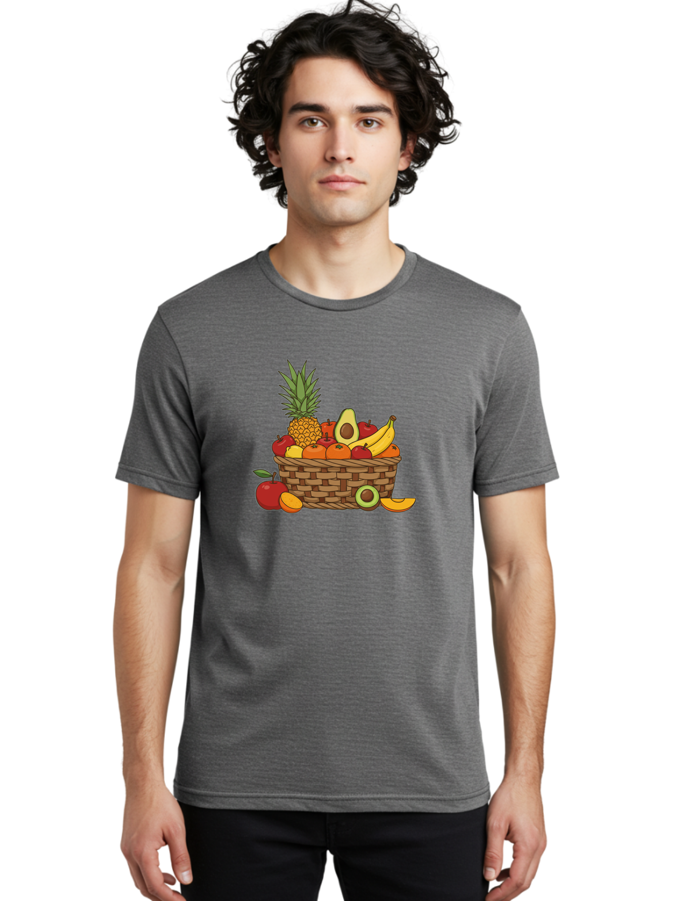 Fruit-Basket-12 Men'S Graphic Tee, 100% Cotton, Comfortable Casual Summer Wear, Machine Washable, Vintage Camera, Old Camera, Antique Camera, Black Camera, Classic Photography, Photography Equipment, Nostalgic Device, Film Camera, Camera Art Bai901