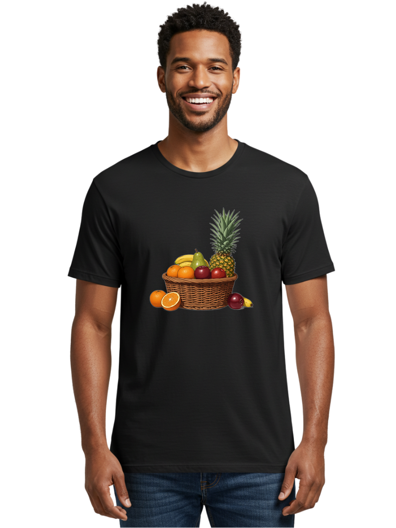 Fruit-Basket-13 Men'S Graphic Tee, 100% Cotton, Comfortable Casual Summer Wear, Machine Washable, Vintage Camera, Old Camera, Antique Camera, Black Camera, Classic Photography, Photography Equipment, Nostalgic Device, Film Camera, Camera Art Bai902
