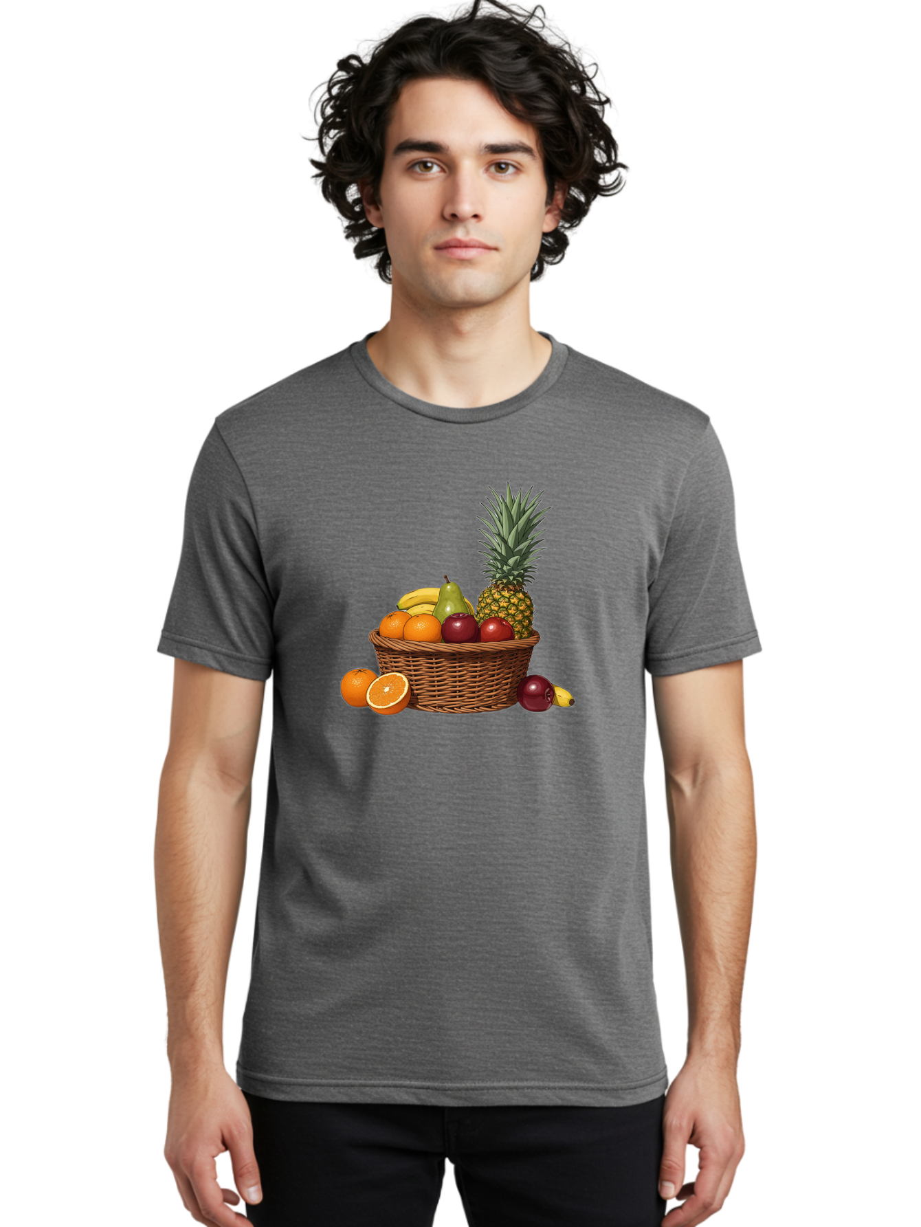 Fruit-Basket-13 Men'S Graphic Tee, 100% Cotton, Comfortable Casual Summer Wear, Machine Washable, Vintage Camera, Old Camera, Antique Camera, Black Camera, Classic Photography, Photography Equipment, Nostalgic Device, Film Camera, Camera Art Bai902