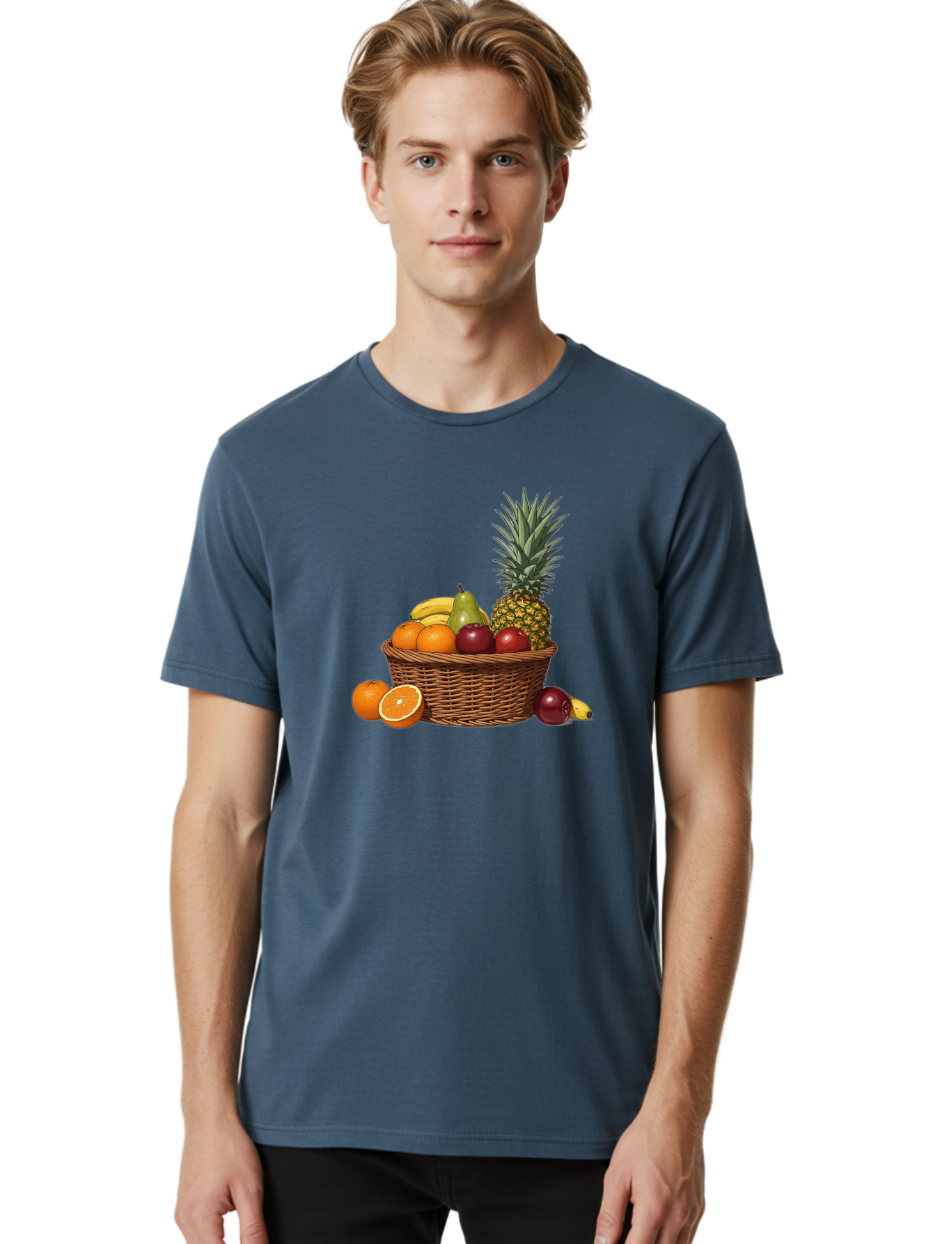 Fruit-Basket-13 Men'S Graphic Tee, 100% Cotton, Comfortable Casual Summer Wear, Machine Washable, Vintage Camera, Old Camera, Antique Camera, Black Camera, Classic Photography, Photography Equipment, Nostalgic Device, Film Camera, Camera Art Bai902