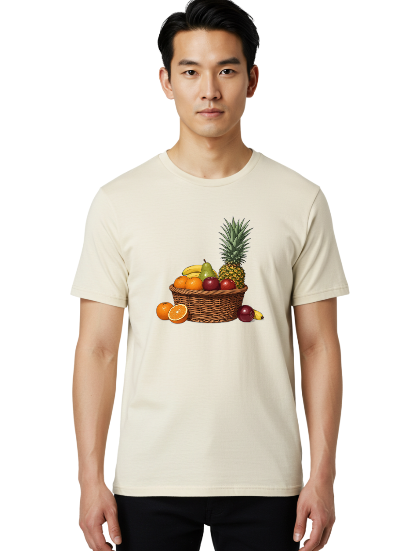 Fruit-Basket-13 Men'S Graphic Tee, 100% Cotton, Comfortable Casual Summer Wear, Machine Washable, Vintage Camera, Old Camera, Antique Camera, Black Camera, Classic Photography, Photography Equipment, Nostalgic Device, Film Camera, Camera Art Bai902