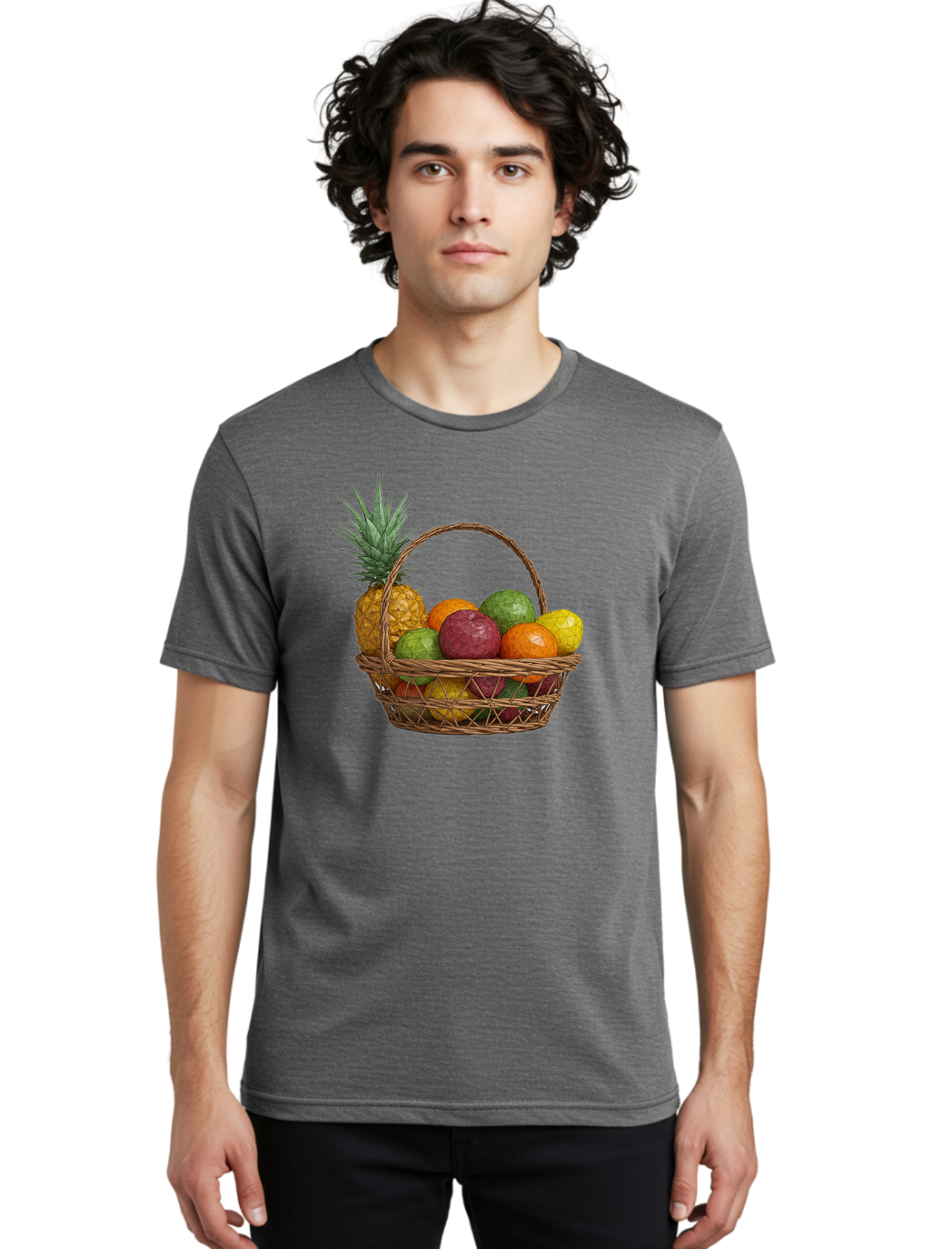 Fruit-Basket-14 Men'S Graphic Tee, 100% Cotton, Comfortable Casual Summer Wear, Machine Washable, Vintage Camera, Old Camera, Antique Camera, Black Camera, Classic Photography, Photography Equipment, Nostalgic Device, Film Camera, Camera Art Bai903