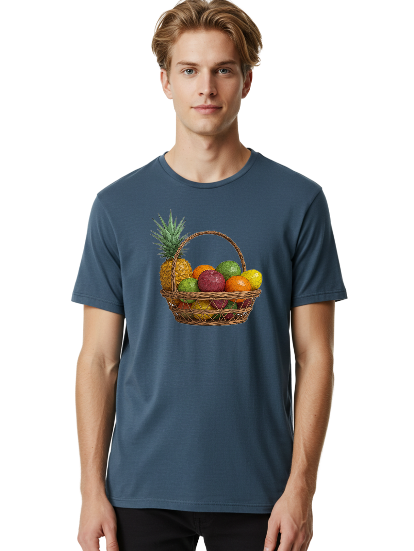 Fruit-Basket-14 Men'S Graphic Tee, 100% Cotton, Comfortable Casual Summer Wear, Machine Washable, Vintage Camera, Old Camera, Antique Camera, Black Camera, Classic Photography, Photography Equipment, Nostalgic Device, Film Camera, Camera Art Bai903