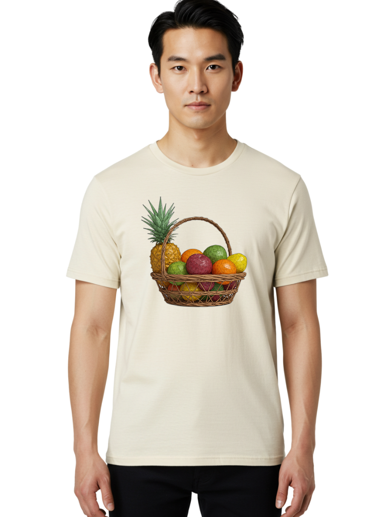 Fruit-Basket-14 Men'S Graphic Tee, 100% Cotton, Comfortable Casual Summer Wear, Machine Washable, Vintage Camera, Old Camera, Antique Camera, Black Camera, Classic Photography, Photography Equipment, Nostalgic Device, Film Camera, Camera Art Bai903