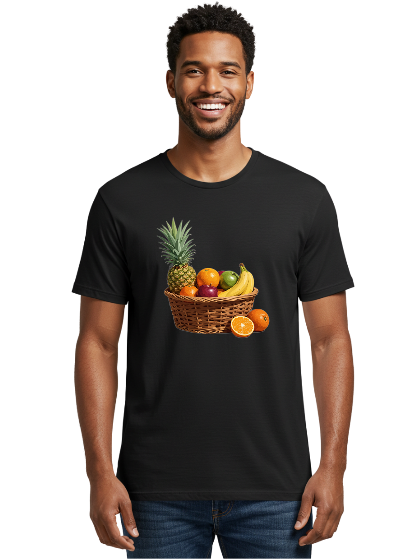 Fruit-Basket-15 Men'S Graphic Tee, 100% Cotton, Comfortable Casual Summer Wear, Machine Washable, Vintage Camera, Old Camera, Antique Camera, Black Camera, Classic Photography, Photography Equipment, Nostalgic Device, Film Camera, Camera Art Bai904