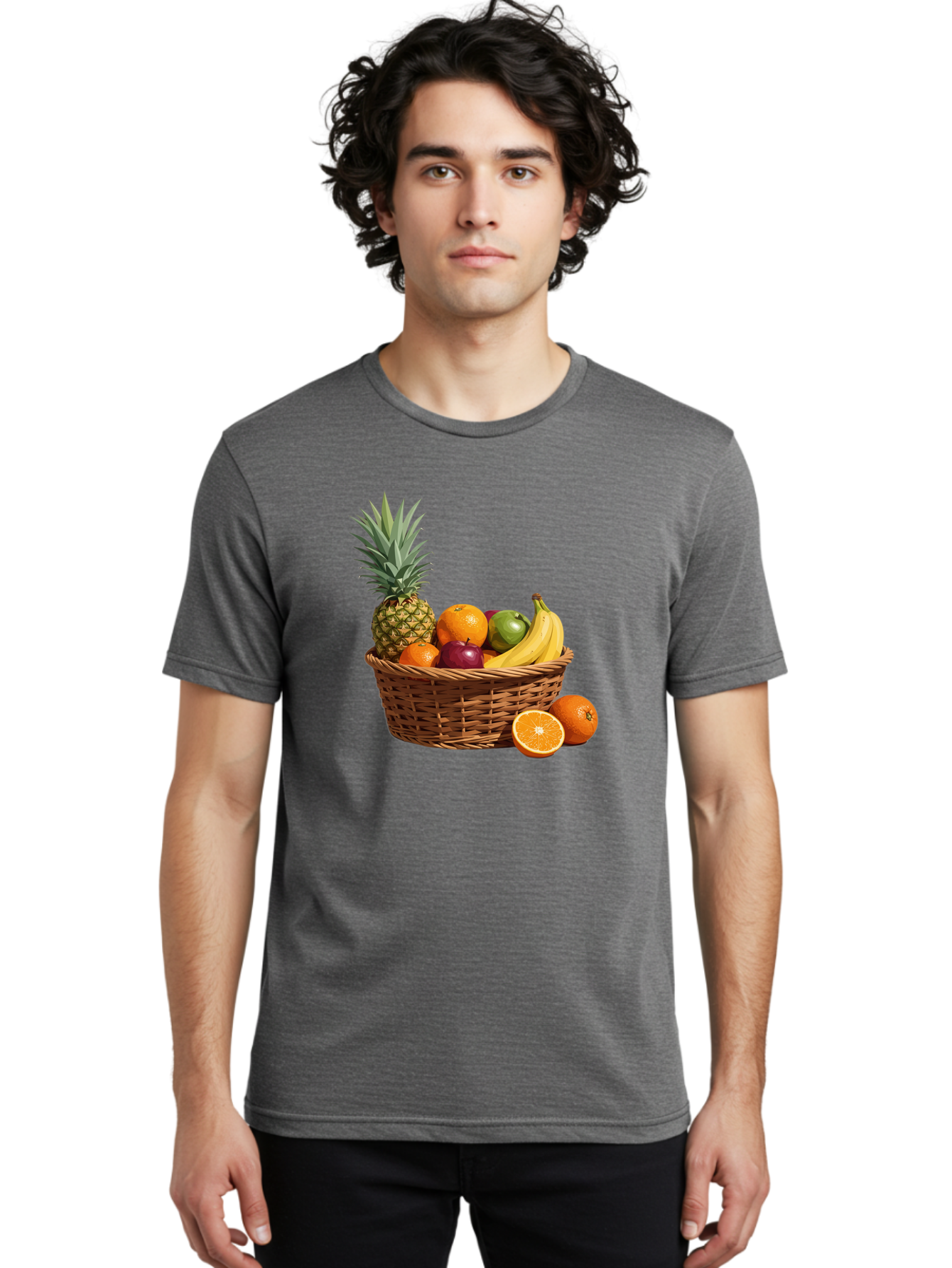 Fruit-Basket-15 Men'S Graphic Tee, 100% Cotton, Comfortable Casual Summer Wear, Machine Washable, Vintage Camera, Old Camera, Antique Camera, Black Camera, Classic Photography, Photography Equipment, Nostalgic Device, Film Camera, Camera Art Bai904