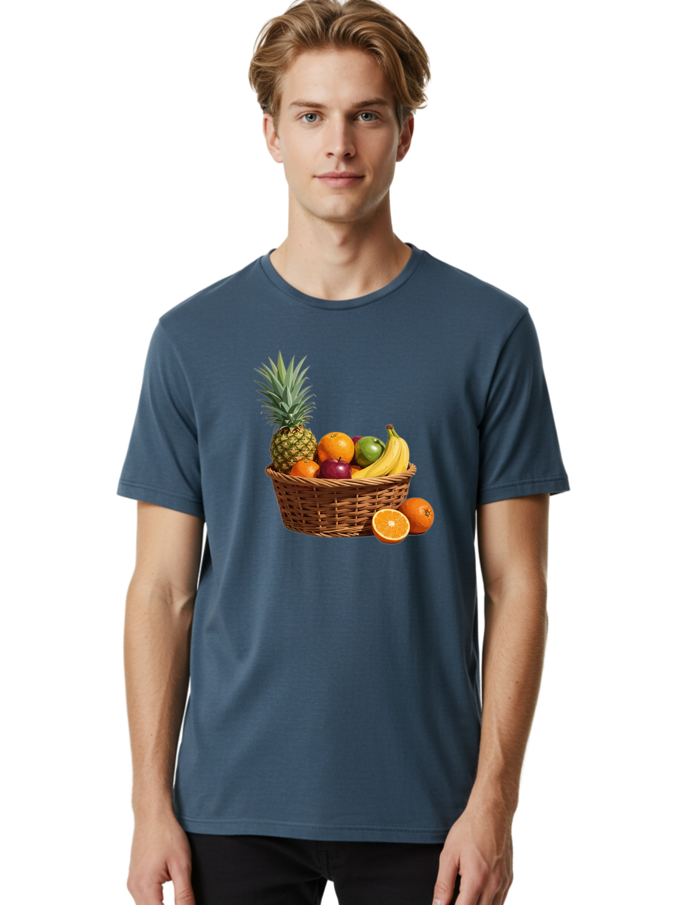 Fruit-Basket-15 Men'S Graphic Tee, 100% Cotton, Comfortable Casual Summer Wear, Machine Washable, Vintage Camera, Old Camera, Antique Camera, Black Camera, Classic Photography, Photography Equipment, Nostalgic Device, Film Camera, Camera Art Bai904