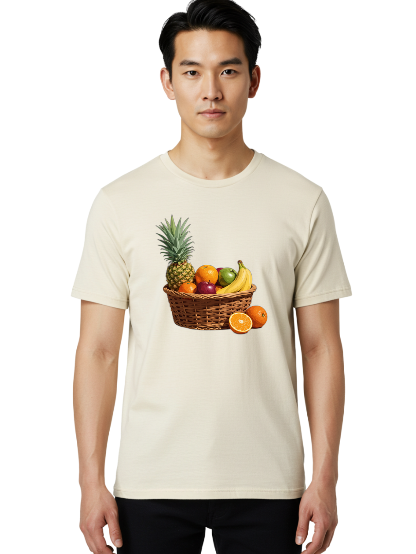 Fruit-Basket-15 Men'S Graphic Tee, 100% Cotton, Comfortable Casual Summer Wear, Machine Washable, Vintage Camera, Old Camera, Antique Camera, Black Camera, Classic Photography, Photography Equipment, Nostalgic Device, Film Camera, Camera Art Bai904