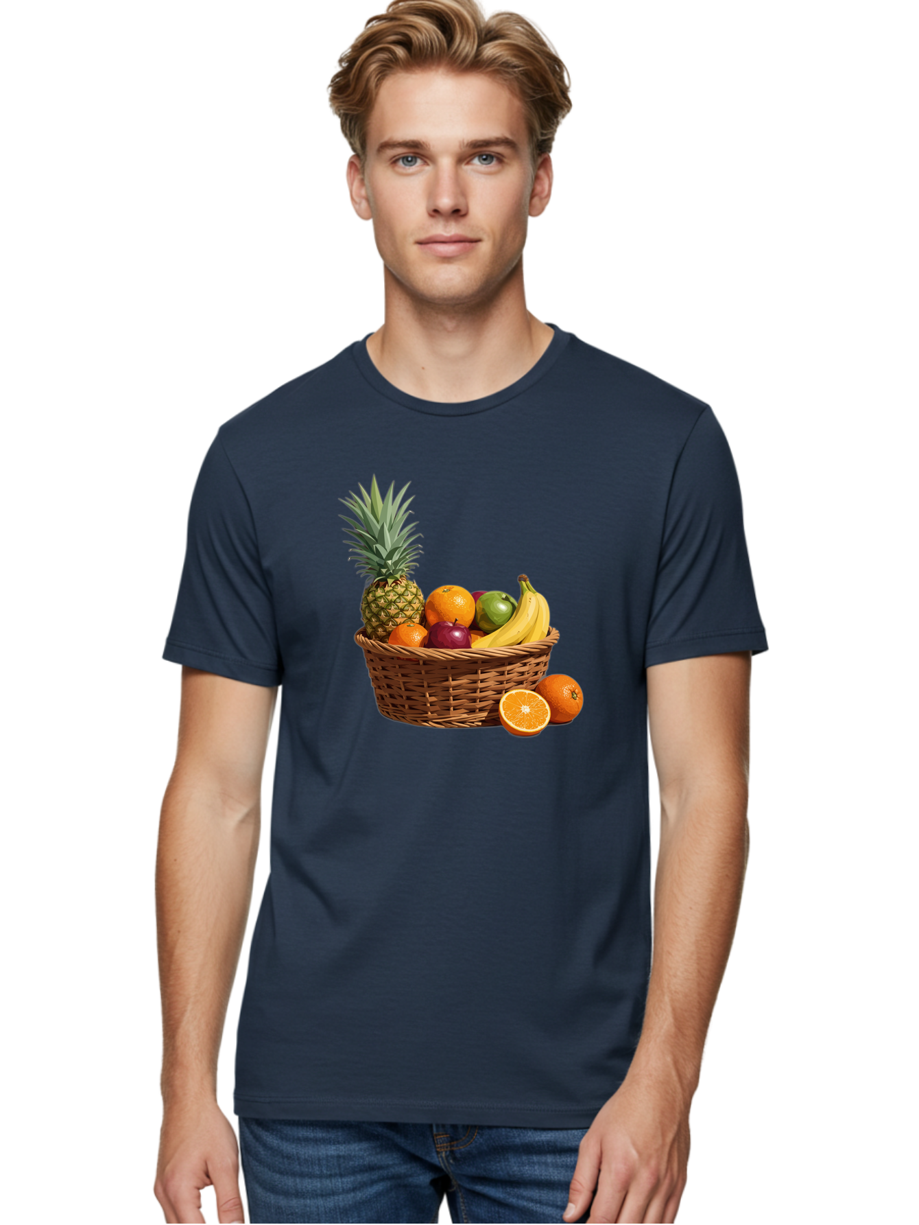 Fruit-Basket-15 Men'S Graphic Tee, 100% Cotton, Comfortable Casual Summer Wear, Machine Washable, Vintage Camera, Old Camera, Antique Camera, Black Camera, Classic Photography, Photography Equipment, Nostalgic Device, Film Camera, Camera Art Bai904