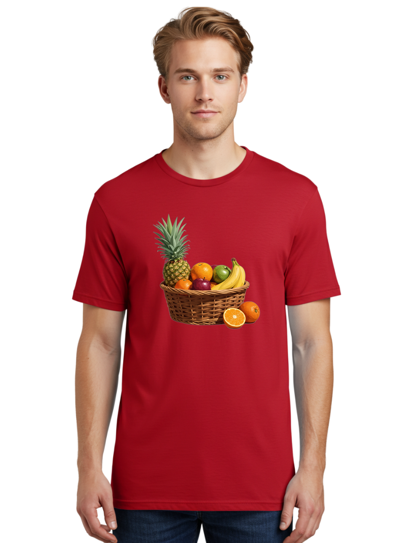 Fruit-Basket-15 Men'S Graphic Tee, 100% Cotton, Comfortable Casual Summer Wear, Machine Washable, Vintage Camera, Old Camera, Antique Camera, Black Camera, Classic Photography, Photography Equipment, Nostalgic Device, Film Camera, Camera Art Bai904