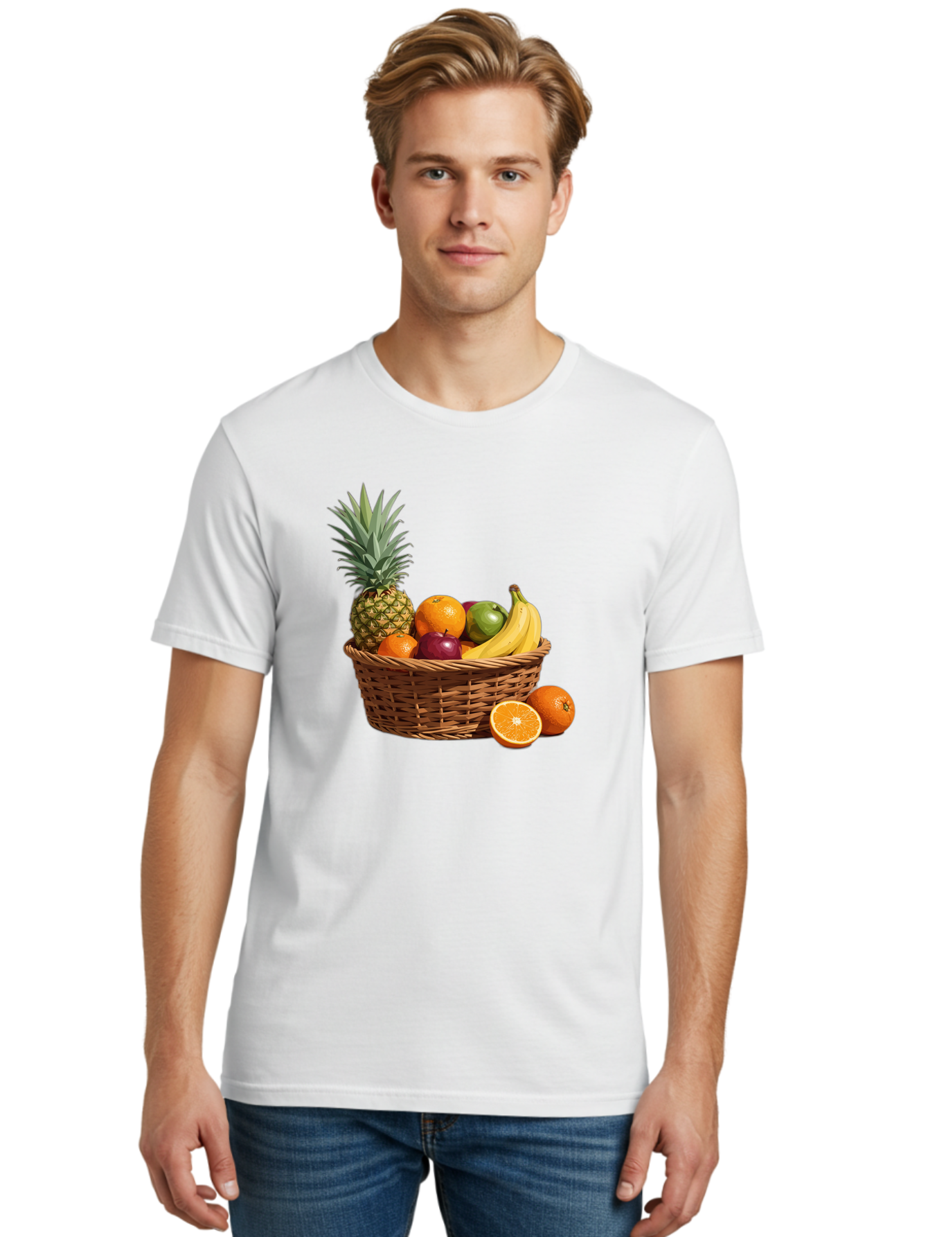 Fruit-Basket-15 Men'S Graphic Tee, 100% Cotton, Comfortable Casual Summer Wear, Machine Washable, Vintage Camera, Old Camera, Antique Camera, Black Camera, Classic Photography, Photography Equipment, Nostalgic Device, Film Camera, Camera Art Bai904