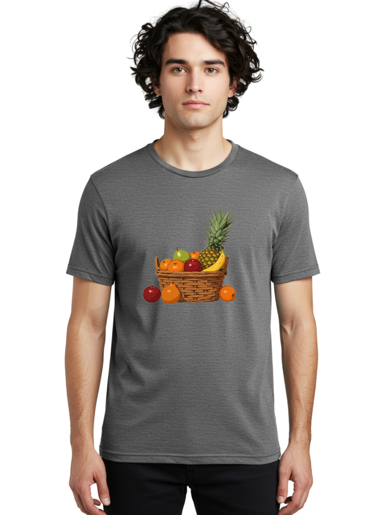 Fruit-Basket-16 Men'S Graphic Tee, 100% Cotton, Comfortable Casual Summer Wear, Machine Washable, Vintage Camera, Old Camera, Antique Camera, Black Camera, Classic Photography, Photography Equipment, Nostalgic Device, Film Camera, Camera Art Bai905