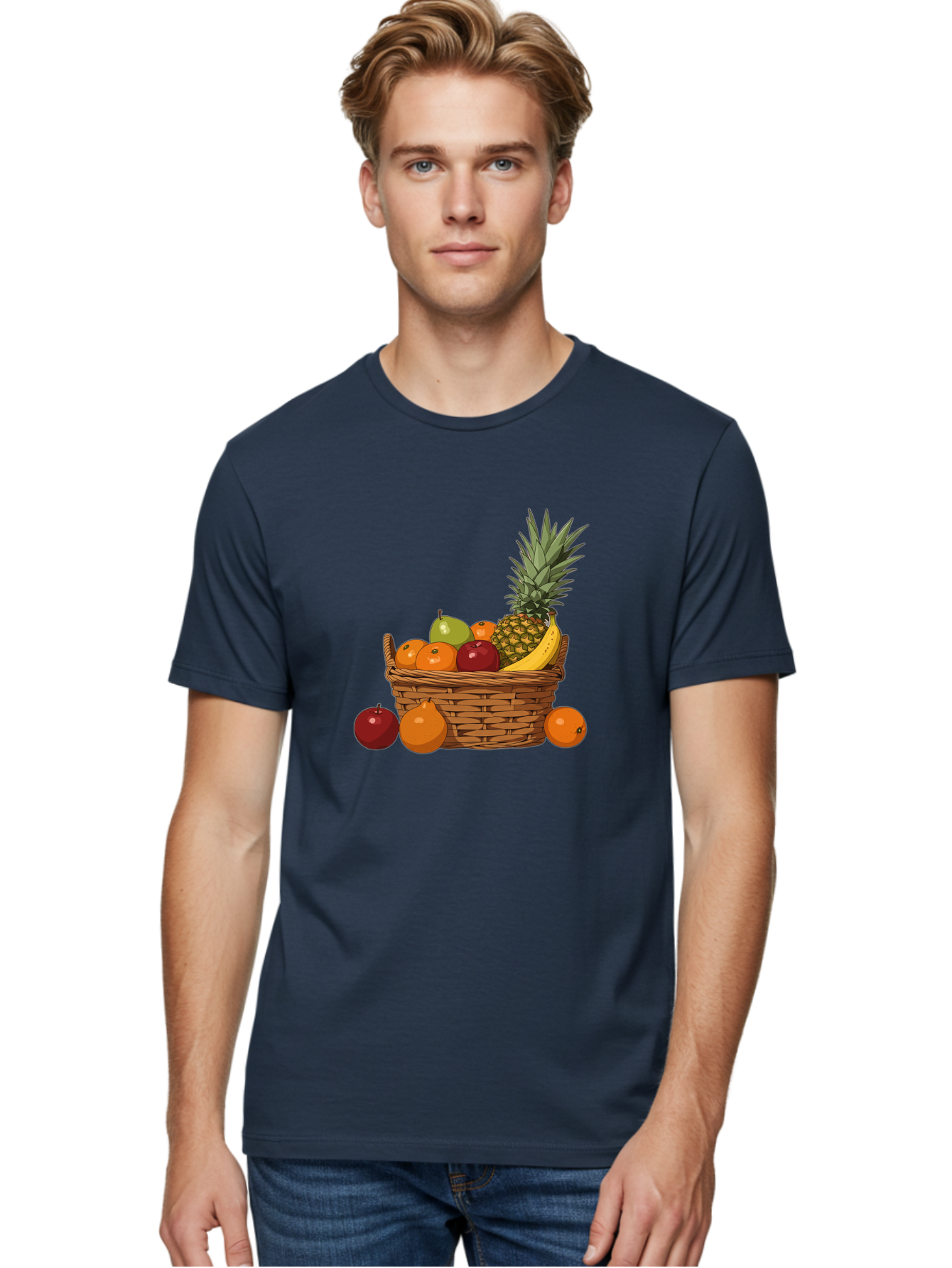 Fruit-Basket-16 Men'S Graphic Tee, 100% Cotton, Comfortable Casual Summer Wear, Machine Washable, Vintage Camera, Old Camera, Antique Camera, Black Camera, Classic Photography, Photography Equipment, Nostalgic Device, Film Camera, Camera Art Bai905