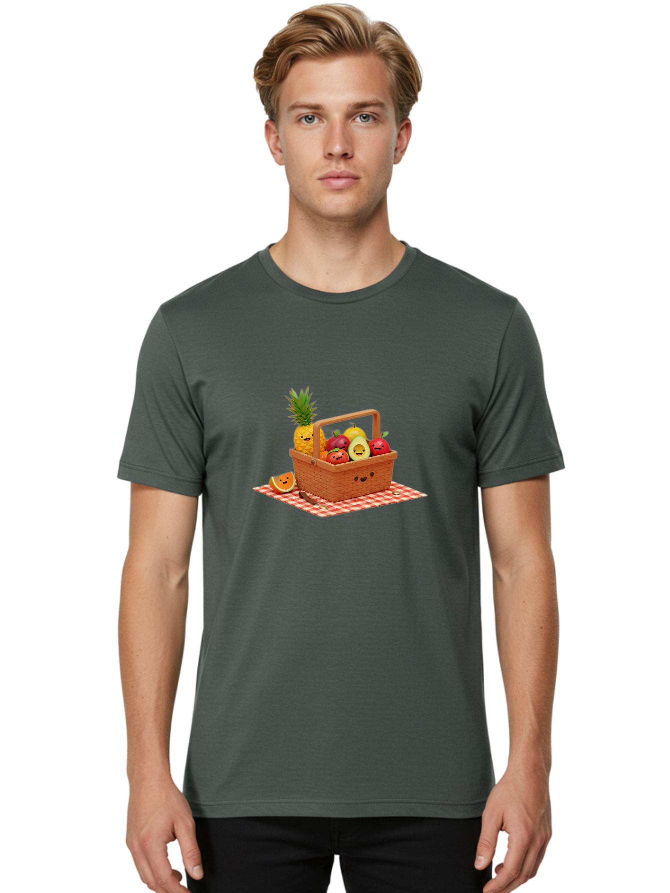 Fruit-Basket-18 Men'S Graphic Tee, 100% Cotton, Comfortable Casual Summer Wear, Machine Washable, Vintage Camera, Old Camera, Antique Camera, Black Camera, Classic Photography, Photography Equipment, Nostalgic Device, Film Camera, Camera Art Bai907