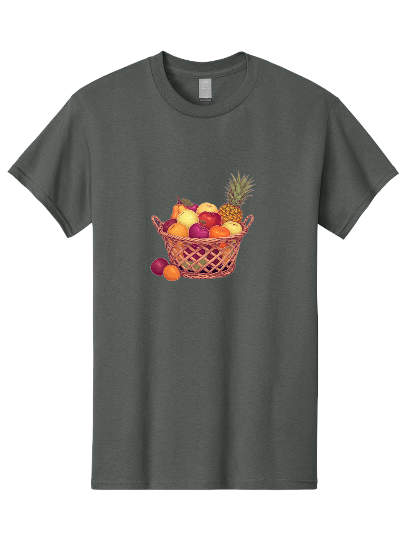 Fruit-Basket-2 Men'S Graphic Tee, 100% Cotton, Comfortable Casual Summer Wear, Machine Washable, Vintage Camera, Old Camera, Antique Camera, Black Camera, Classic Photography, Photography Equipment, Nostalgic Device, Film Camera, Camera Art Bai909