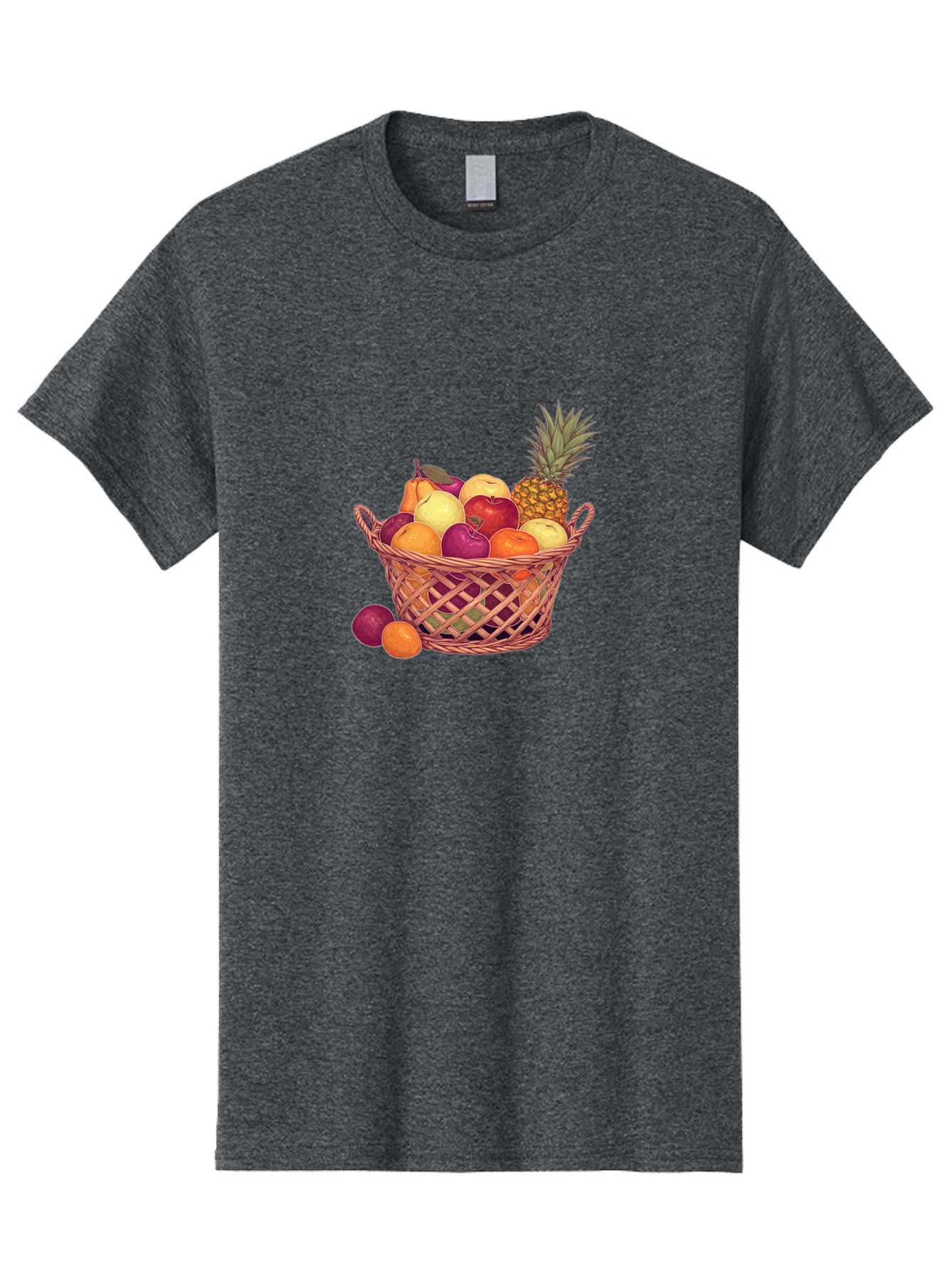 Fruit-Basket-2 Men'S Graphic Tee, 100% Cotton, Comfortable Casual Summer Wear, Machine Washable, Vintage Camera, Old Camera, Antique Camera, Black Camera, Classic Photography, Photography Equipment, Nostalgic Device, Film Camera, Camera Art Bai909