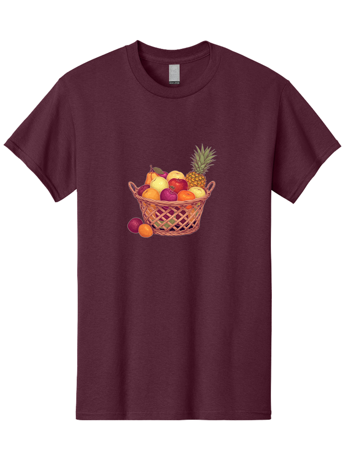 Fruit-Basket-2 Men'S Graphic Tee, 100% Cotton, Comfortable Casual Summer Wear, Machine Washable, Vintage Camera, Old Camera, Antique Camera, Black Camera, Classic Photography, Photography Equipment, Nostalgic Device, Film Camera, Camera Art Bai909
