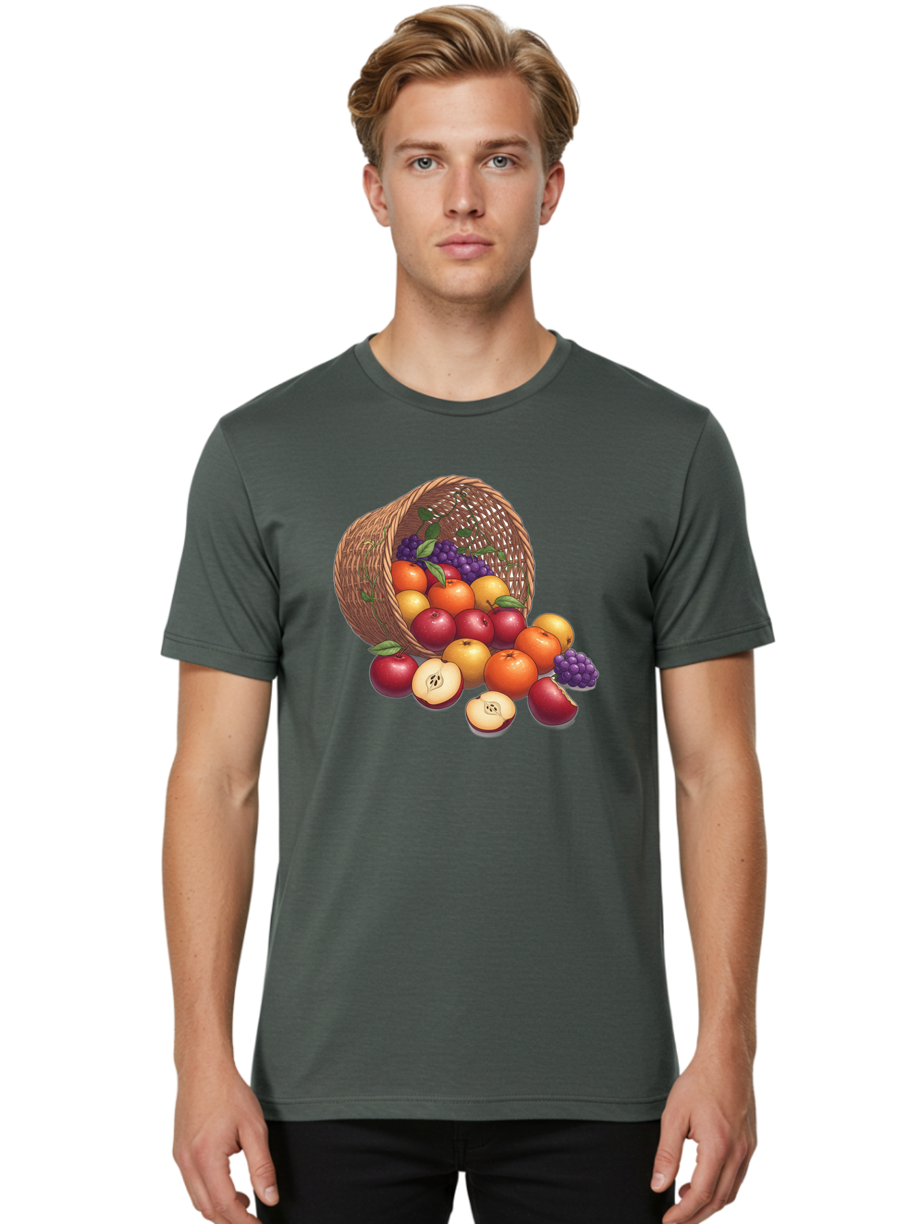 Fruit-Basket-21 Men'S Graphic Tee, 100% Cotton, Comfortable Casual Summer Wear, Machine Washable, Vintage Camera, Old Camera, Antique Camera, Black Camera, Classic Photography, Photography Equipment, Nostalgic Device, Film Camera, Camera Art Bai911