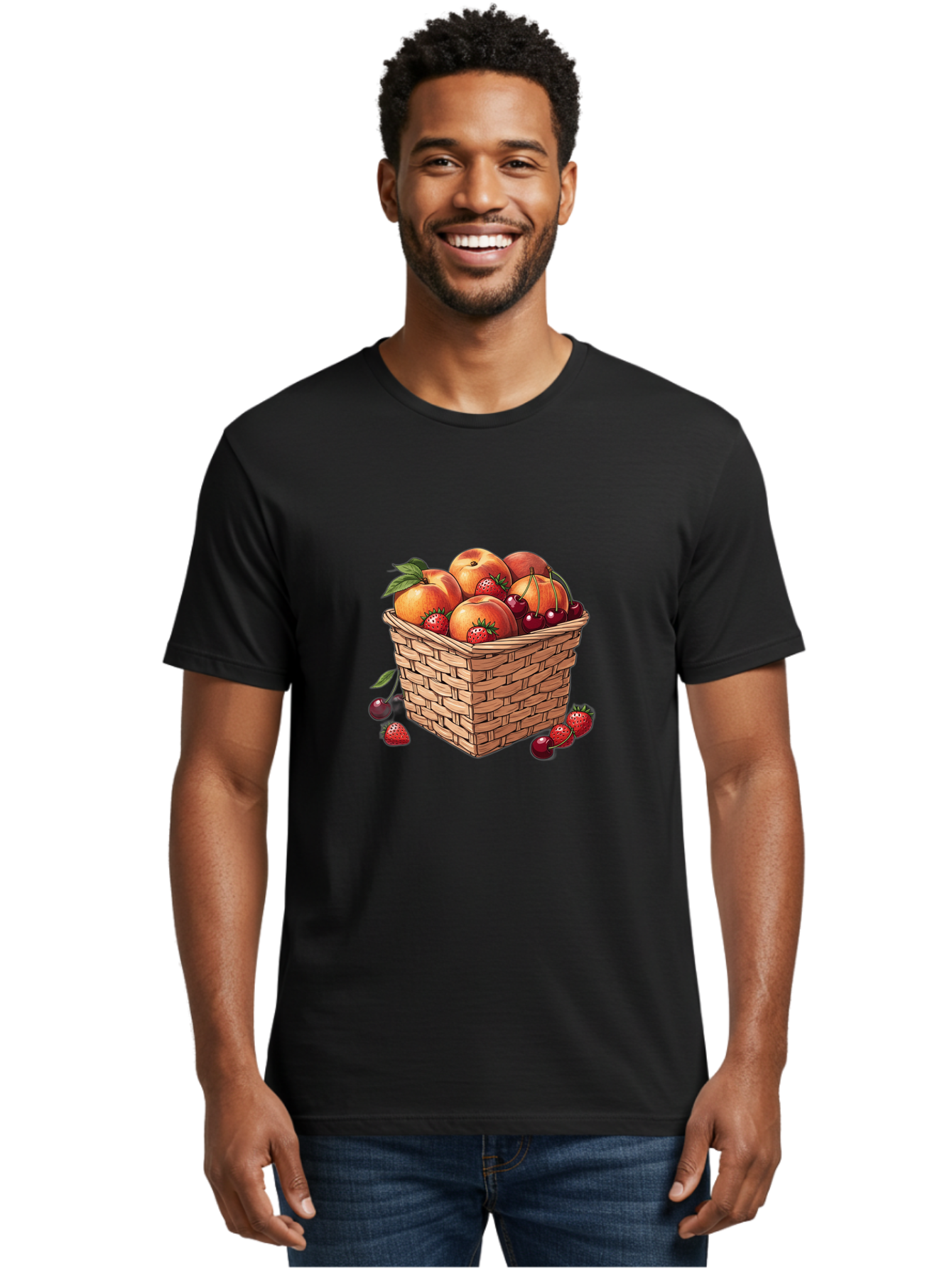 Fruit-Basket-24 Men'S Graphic Tee, 100% Cotton, Comfortable Casual Summer Wear, Machine Washable, Vintage Camera, Old Camera, Antique Camera, Black Camera, Classic Photography, Photography Equipment, Nostalgic Device, Film Camera, Camera Art Bai914