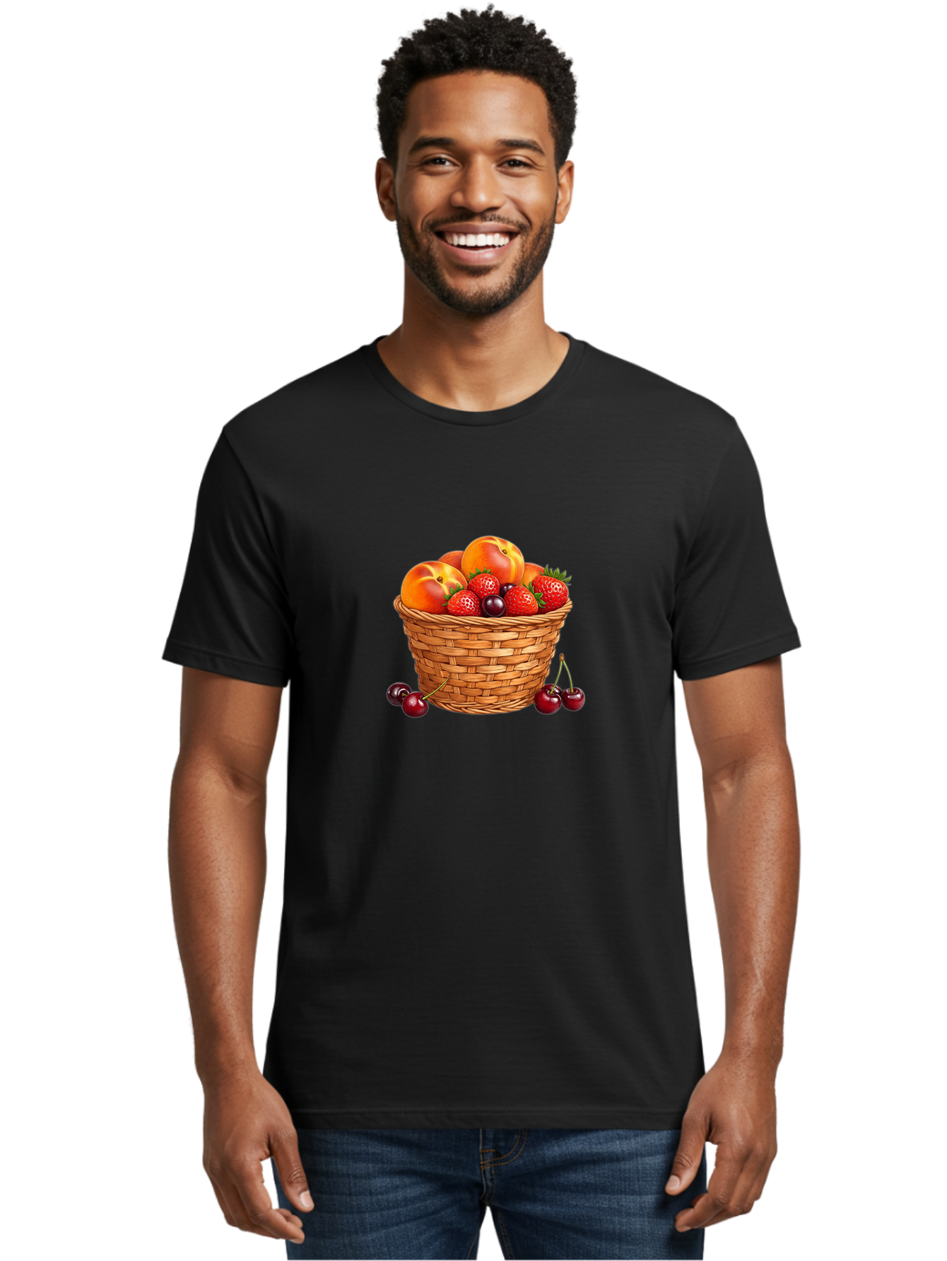 Fruit-Basket-25 Men'S Graphic Tee, 100% Cotton, Comfortable Casual Summer Wear, Machine Washable, Vintage Camera, Old Camera, Antique Camera, Black Camera, Classic Photography, Photography Equipment, Nostalgic Device, Film Camera, Camera Art Bai915