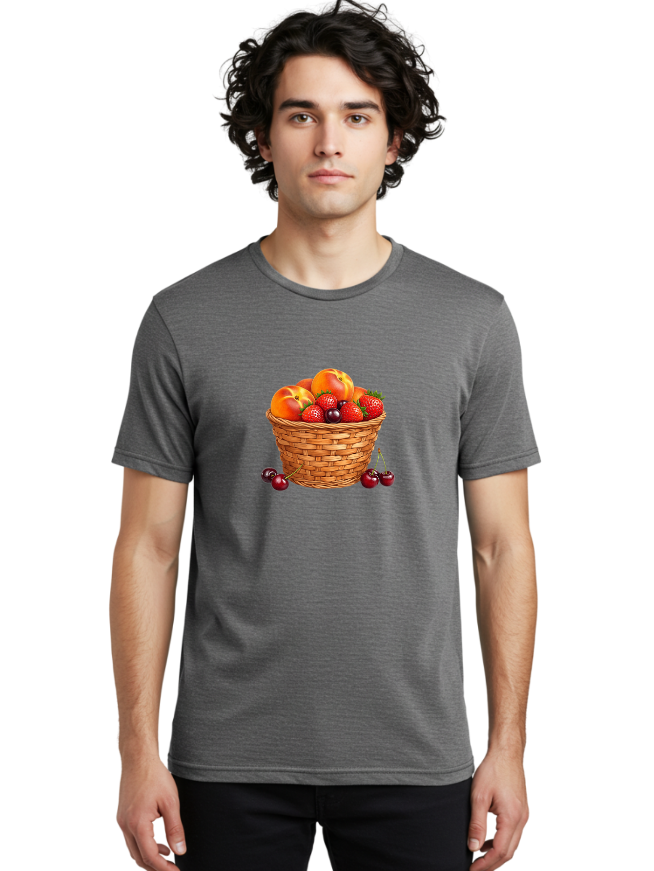 Fruit-Basket-25 Men'S Graphic Tee, 100% Cotton, Comfortable Casual Summer Wear, Machine Washable, Vintage Camera, Old Camera, Antique Camera, Black Camera, Classic Photography, Photography Equipment, Nostalgic Device, Film Camera, Camera Art Bai915