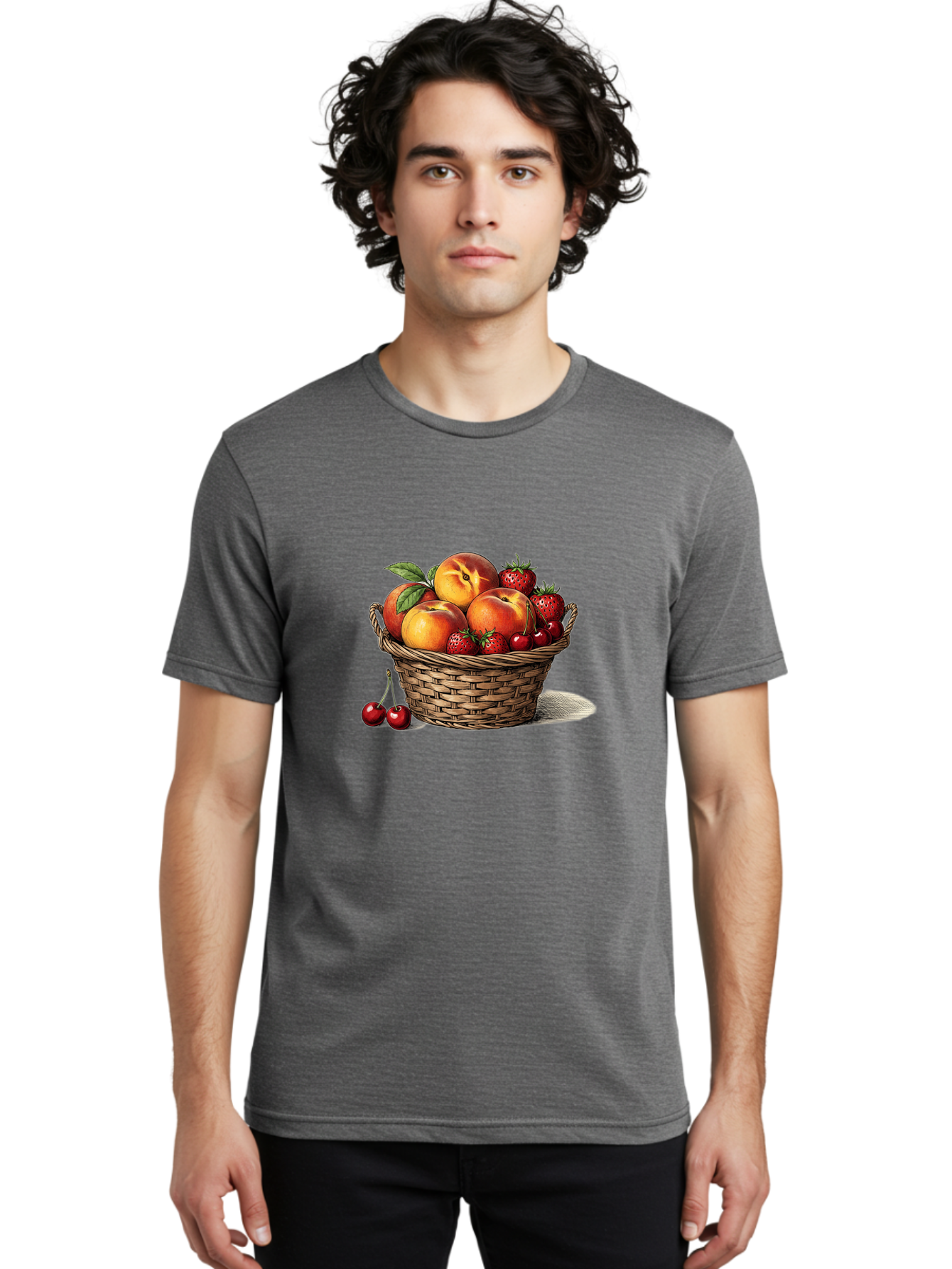 Fruit-Basket-26 Men'S Graphic Tee, 100% Cotton, Comfortable Casual Summer Wear, Machine Washable, Vintage Camera, Old Camera, Antique Camera, Black Camera, Classic Photography, Photography Equipment, Nostalgic Device, Film Camera, Camera Art Bai916