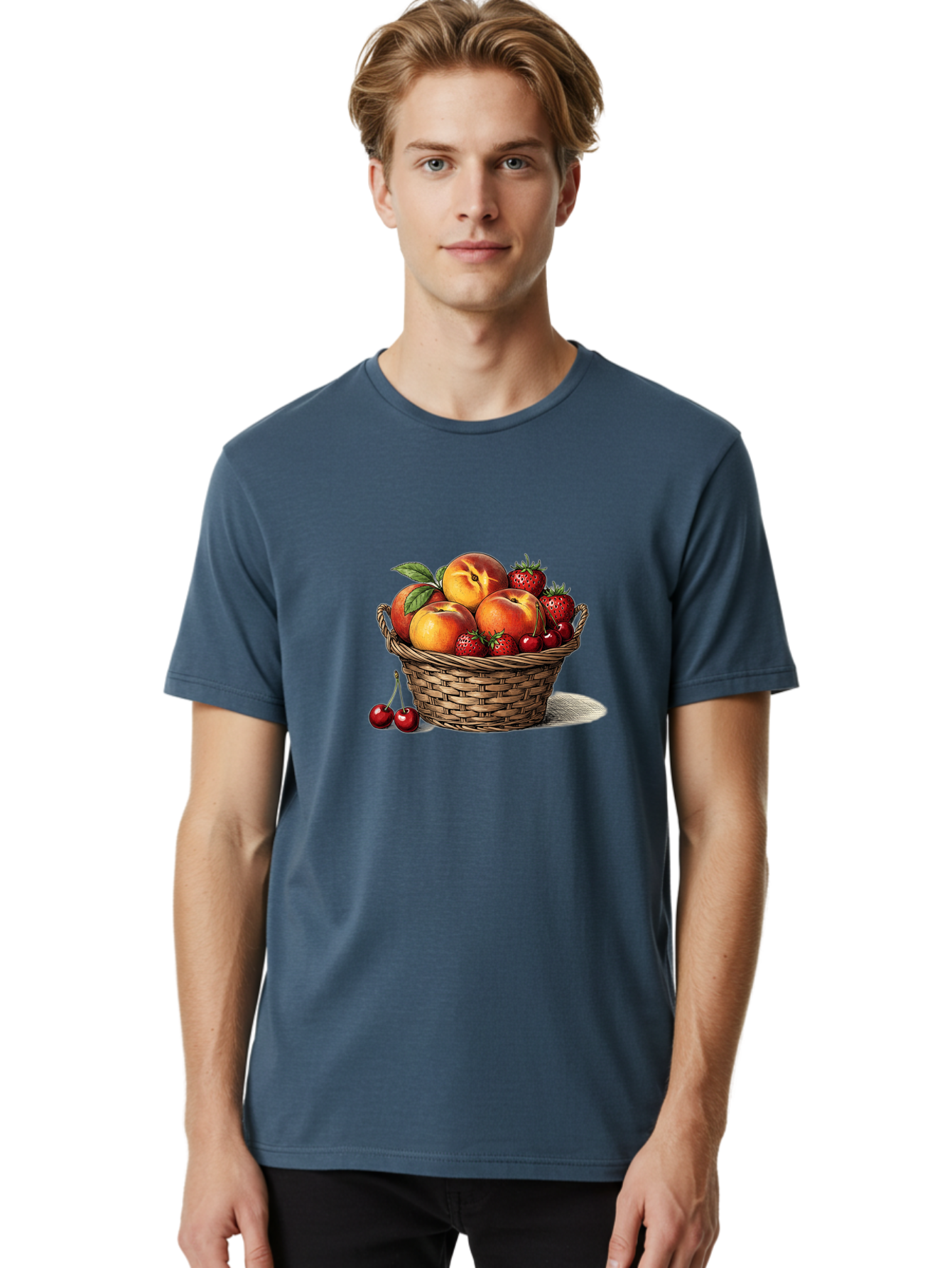 Fruit-Basket-26 Men'S Graphic Tee, 100% Cotton, Comfortable Casual Summer Wear, Machine Washable, Vintage Camera, Old Camera, Antique Camera, Black Camera, Classic Photography, Photography Equipment, Nostalgic Device, Film Camera, Camera Art Bai916